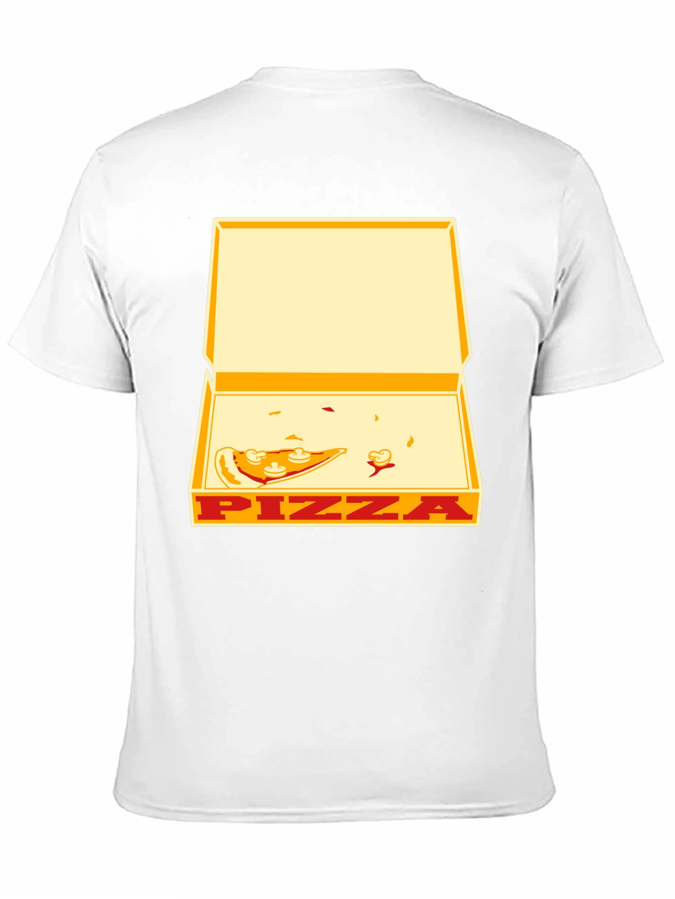 Black Pizza Box Graphic Tee - Unisex Casual T-Shirt view 11