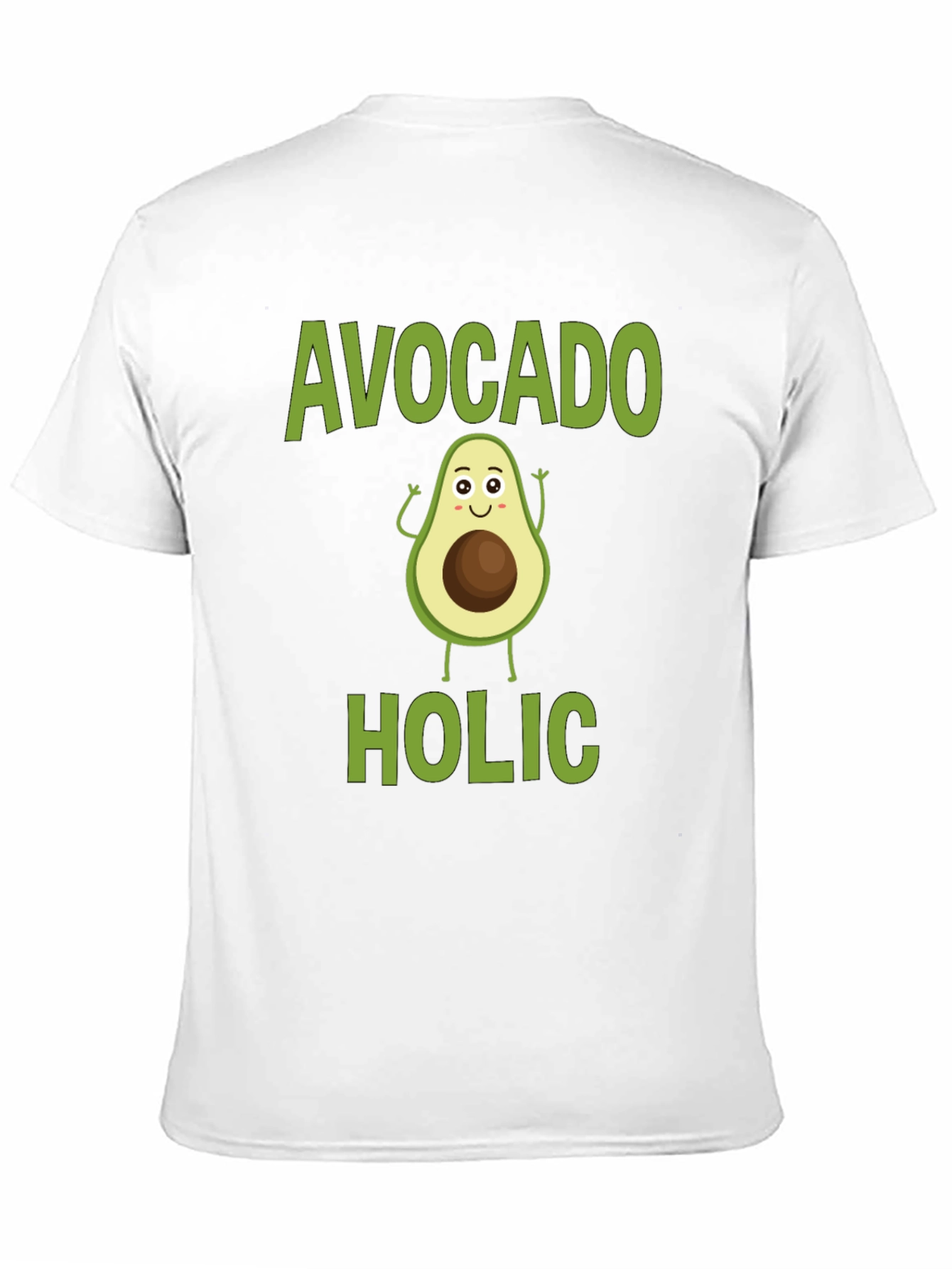 Black Avocado-holic Graphic Tee - Black Cotton T-Shirt view 11
