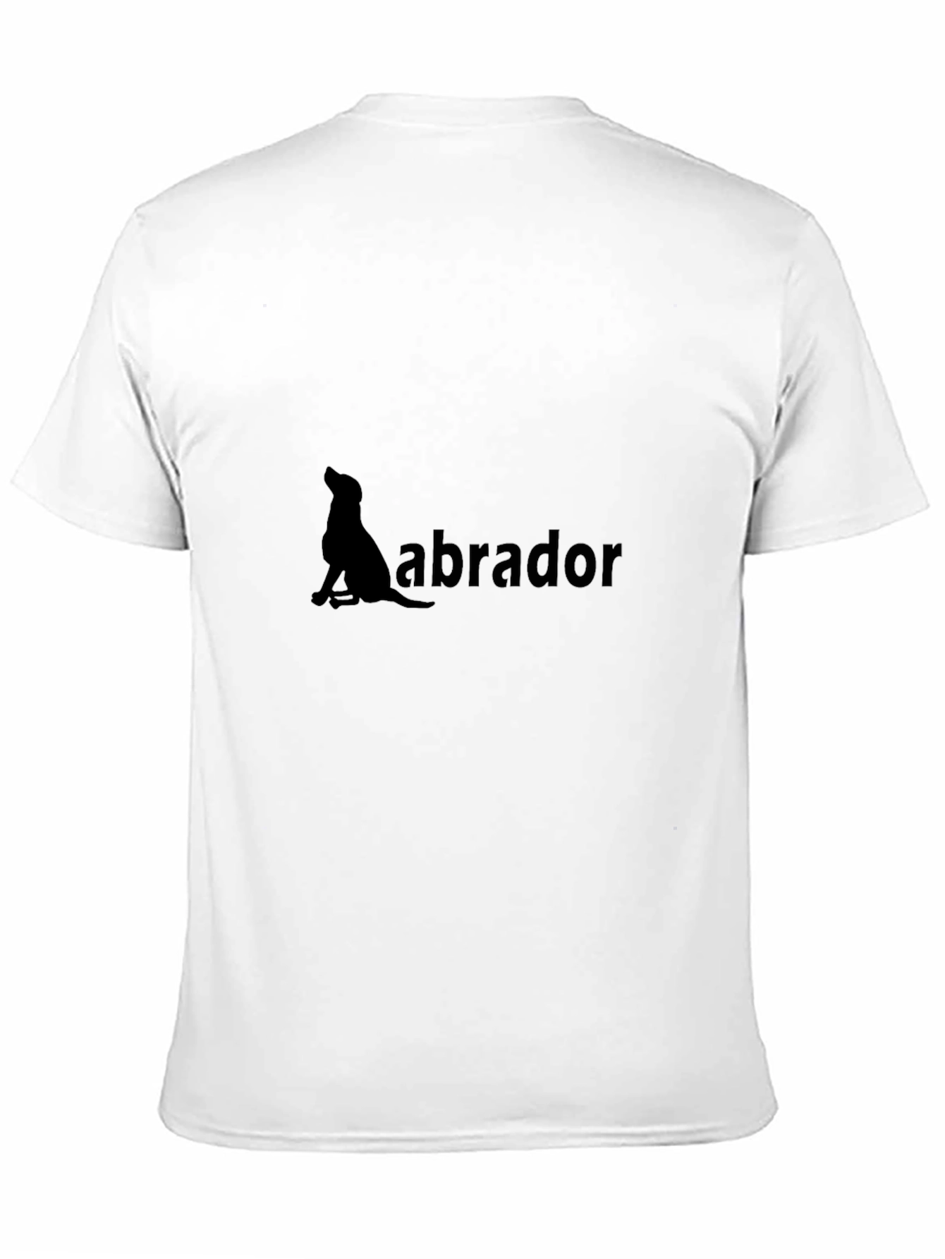 Black Labrador Dog Graphic Print T-Shirt view 11
