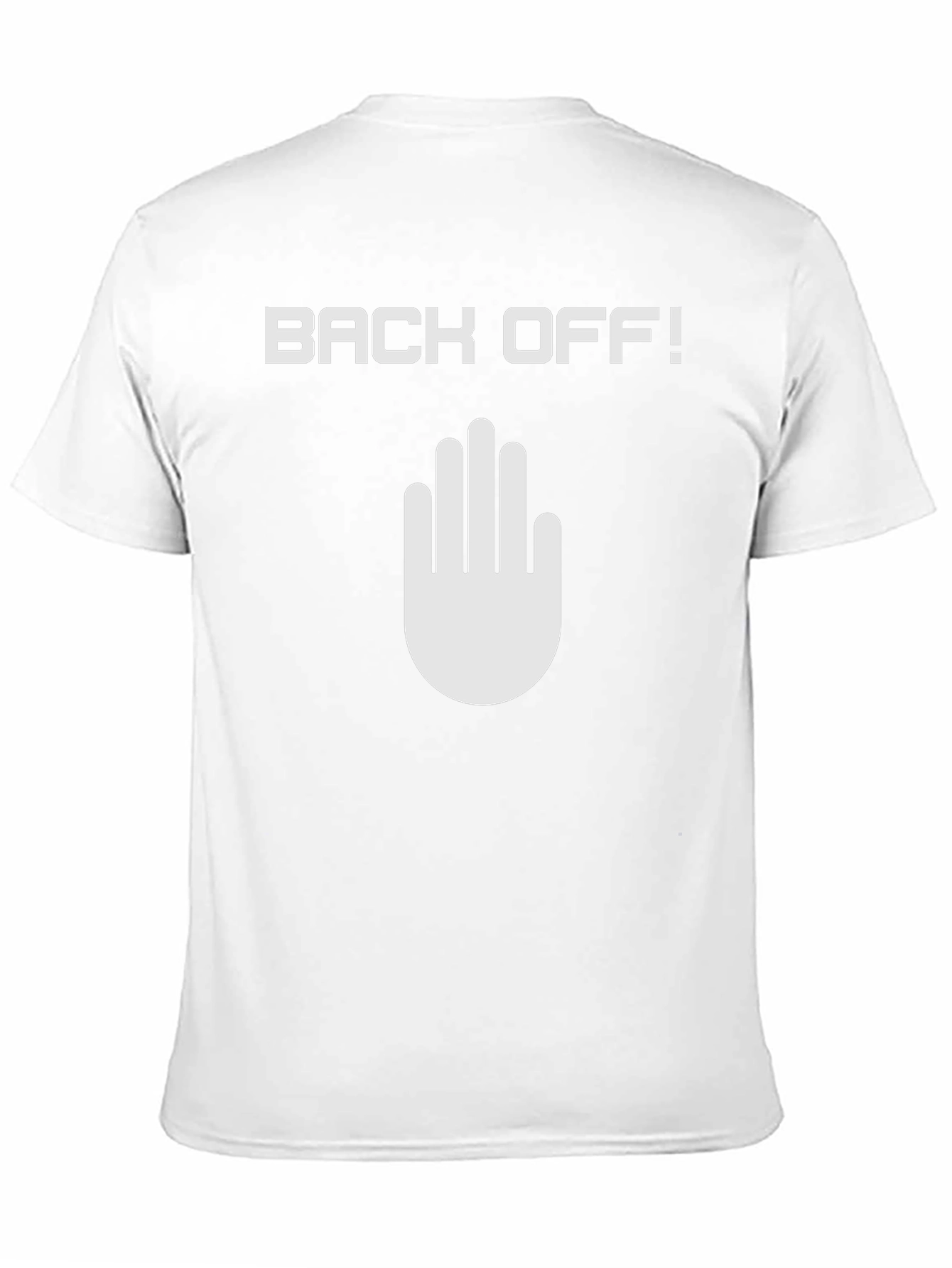 Black Back Off Graphic Tee - Cool & Casual view 11