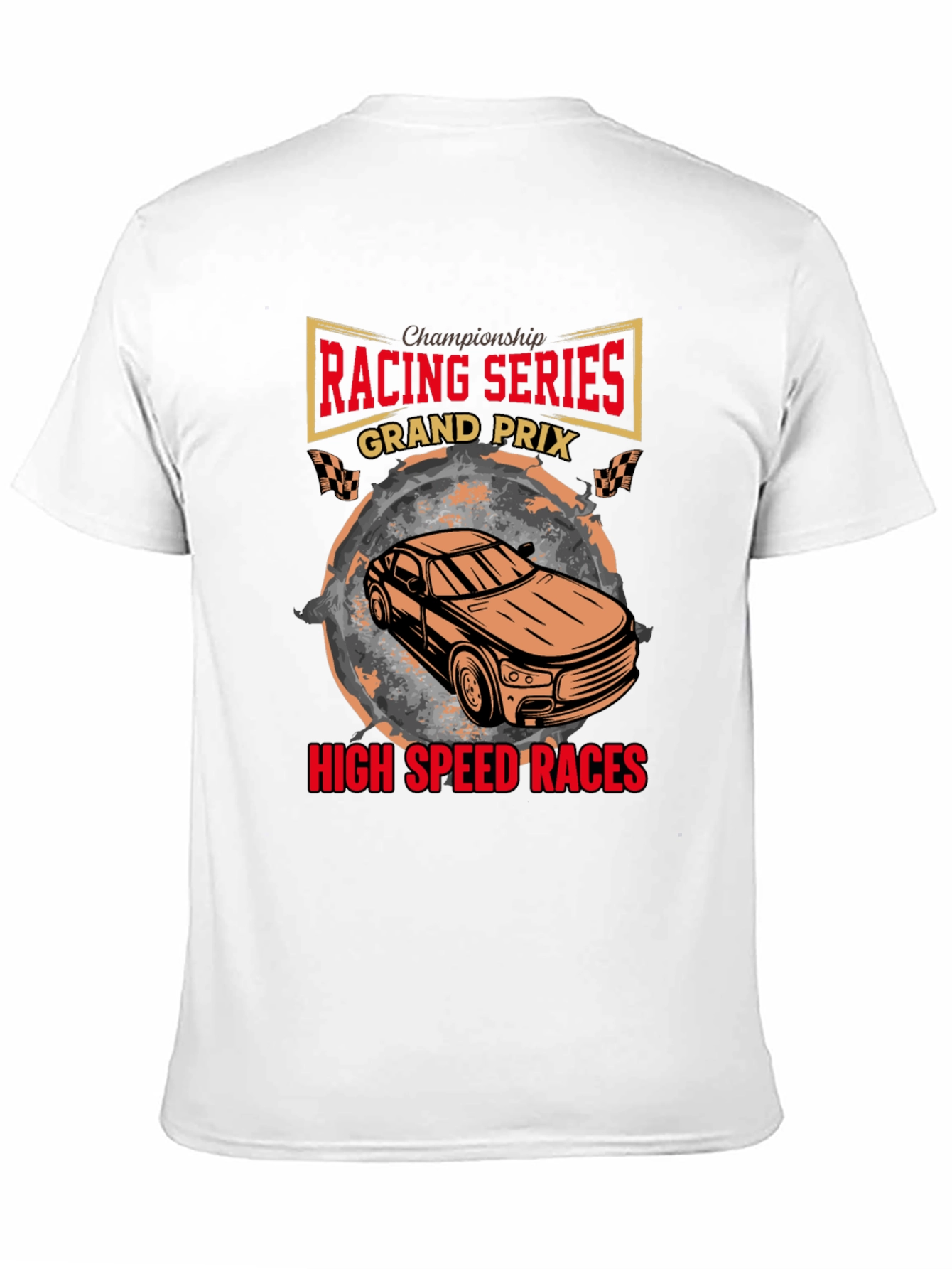 Black Racing Series Grand Prix T-Shirt view 11