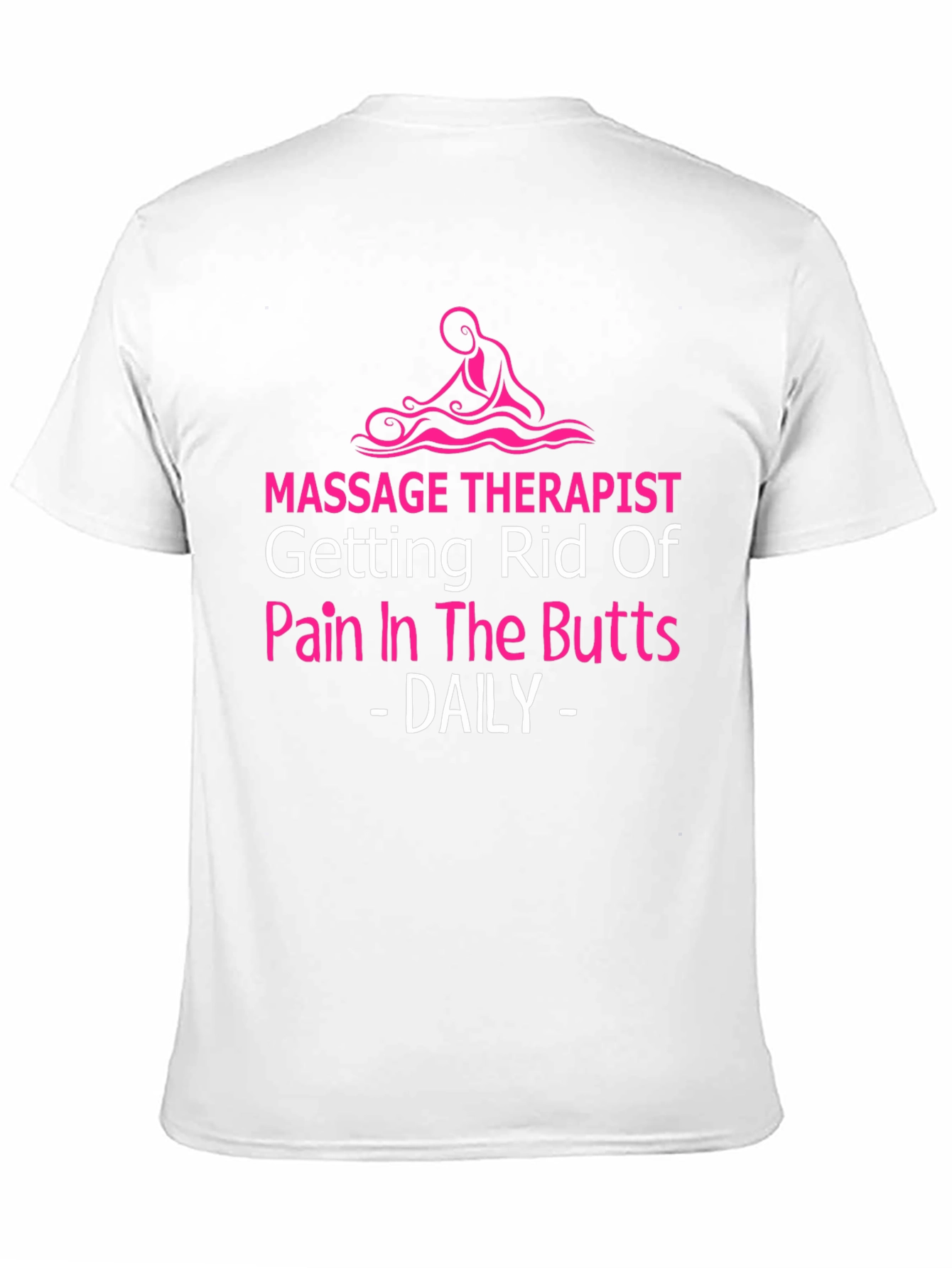 Black Massage Therapist Funny Graphic Tee view 11
