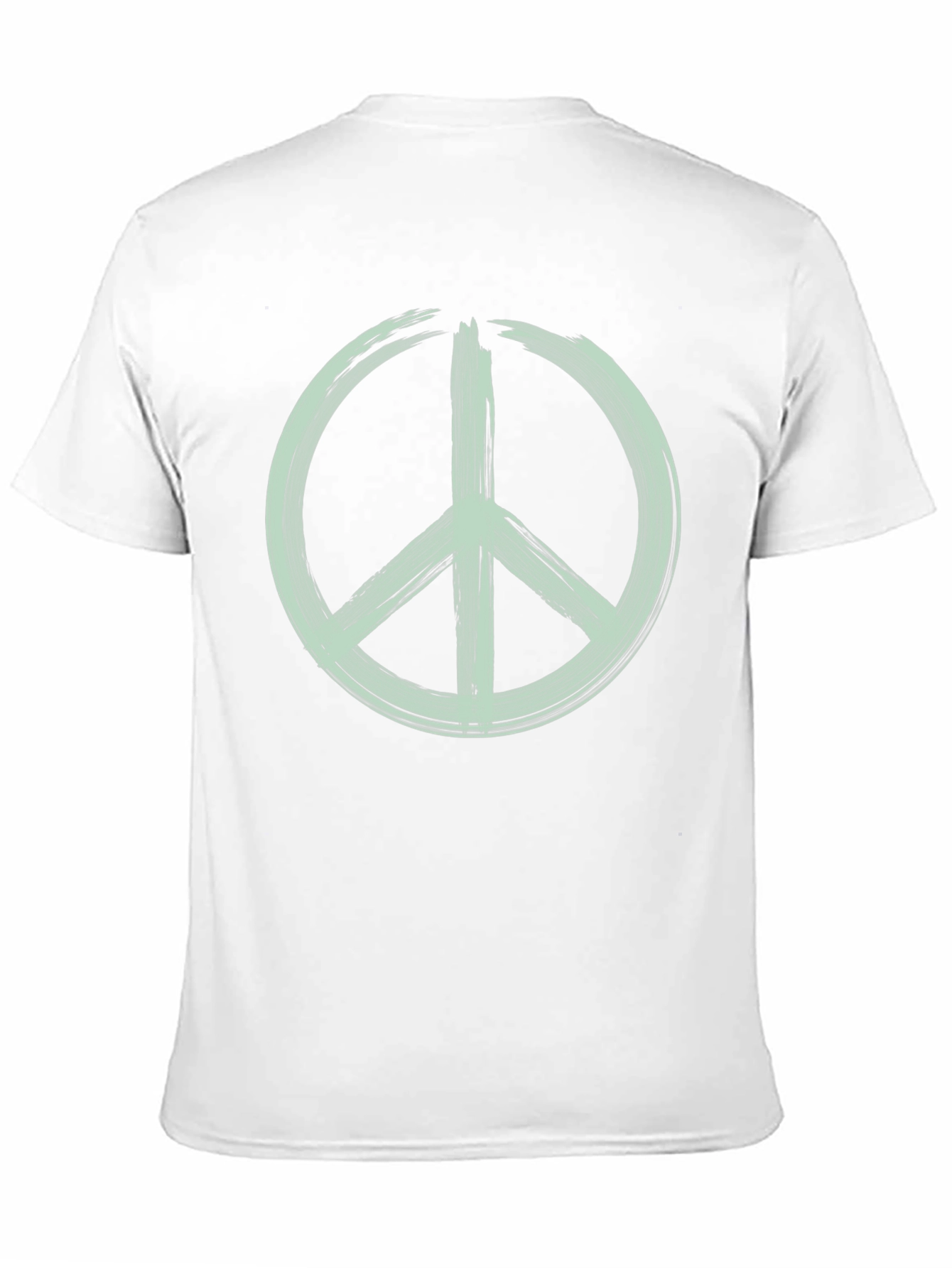 Black Peace Sign Graphic Tee - Stylish & Comfortable view 11