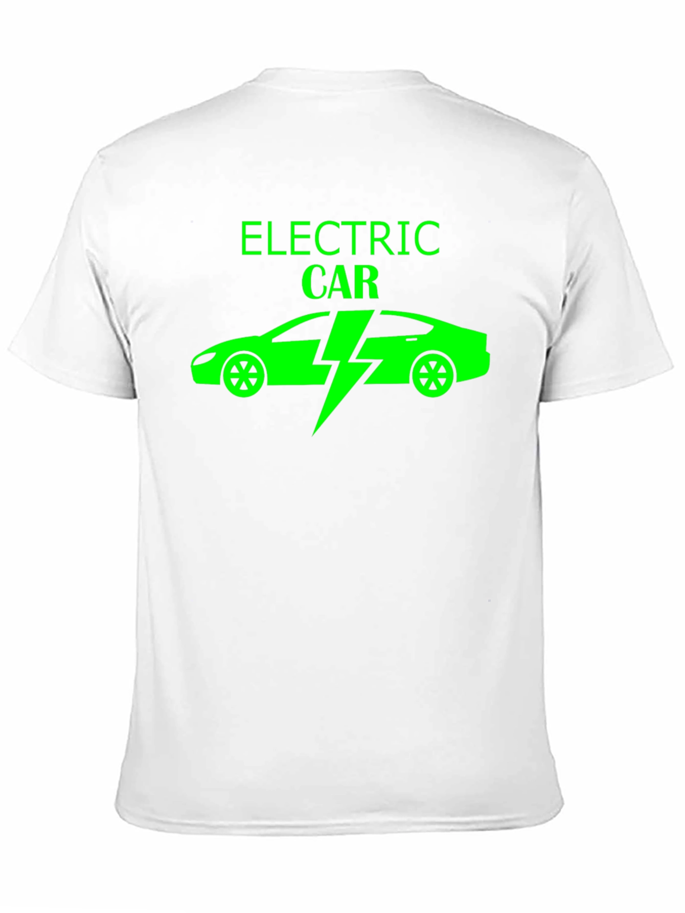 Electric Car T-Shirt - Green Design - 11