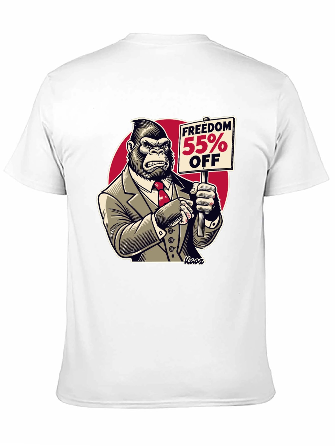 Black Freedom 55% Off Gorilla Graphic Tee view 11