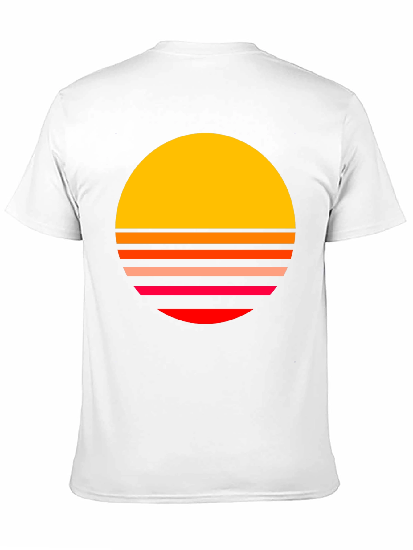Black Retro Sunset T-Shirt - Vintage Style Graphic Tee view 11