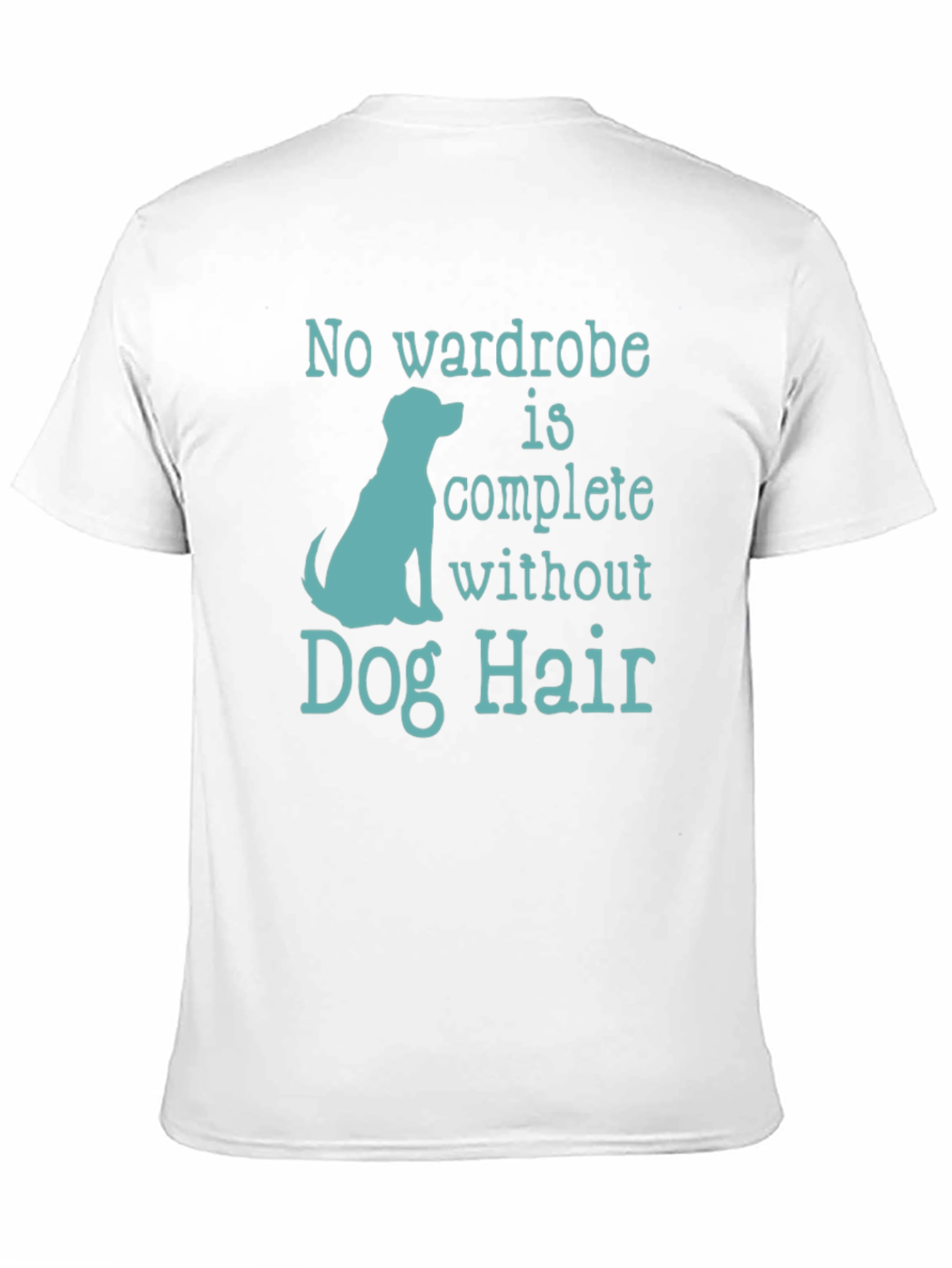 Black Dog Hair T-Shirt - Pet Lover Tee view 11