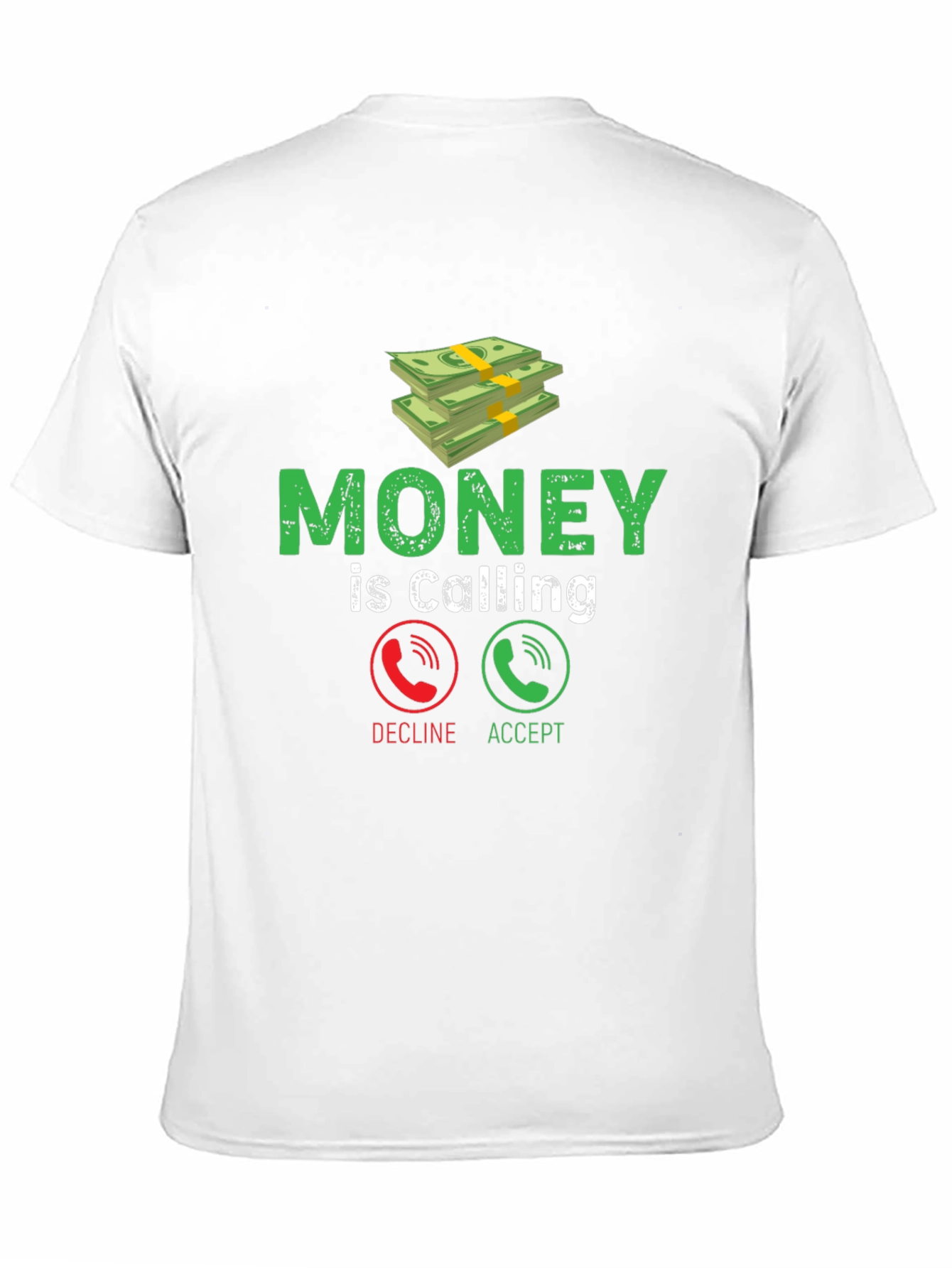 Black Money is Calling Graphic Tee view 11