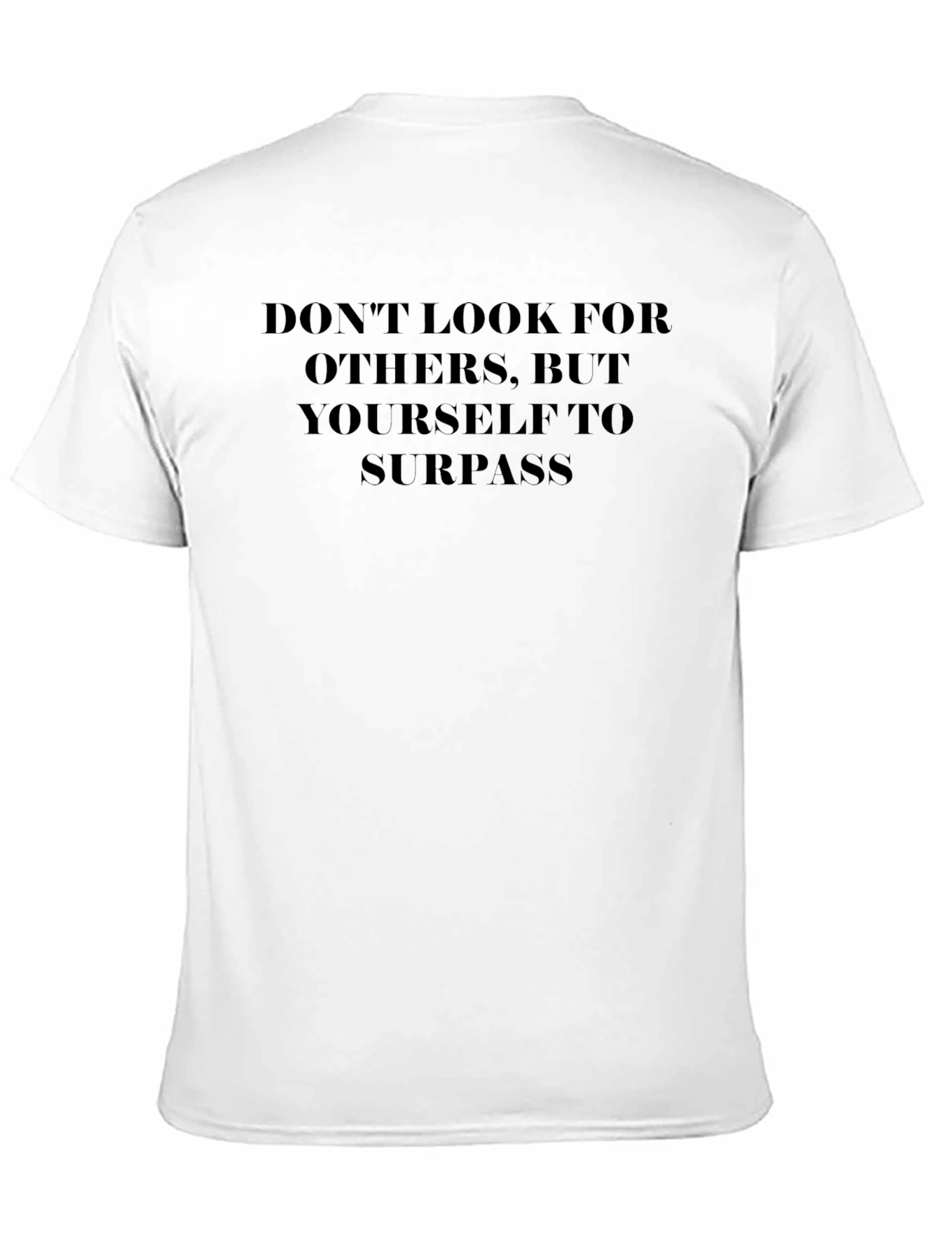 Black Motivational Black Graphic T-Shirt view 11