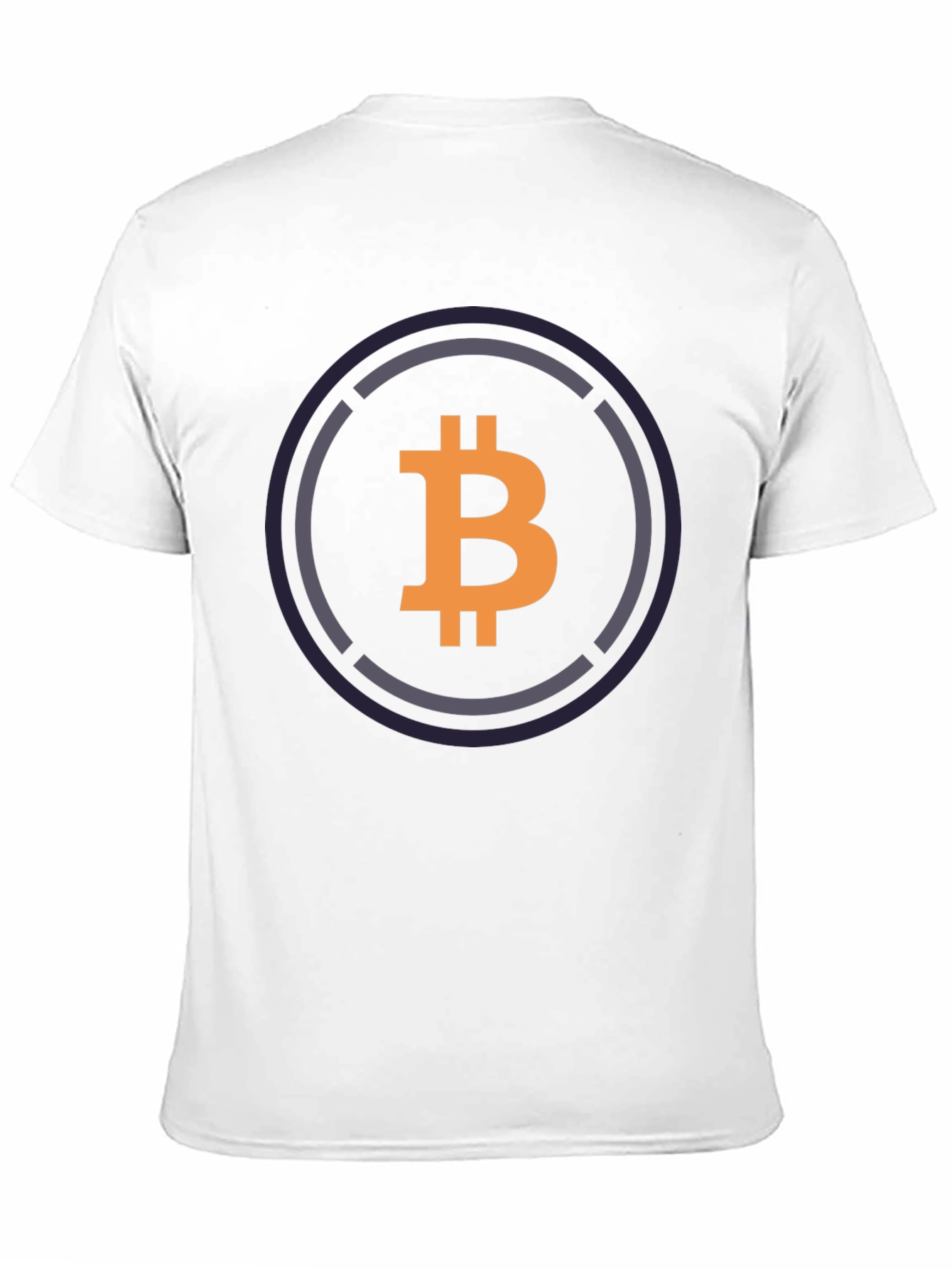 Black Bitcoin Logo Black T-Shirt - Crypto Currency Tee view 11