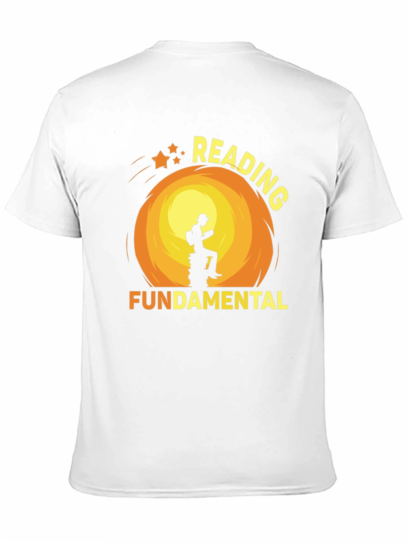 Black Reading Fundamental Black T-Shirt view 11