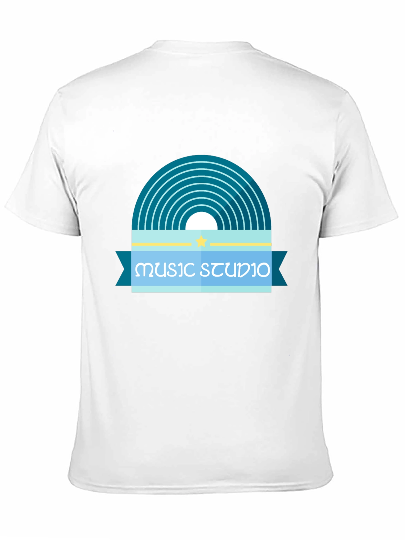 Black Music Studio Graphic Tee - Retro Style view 11