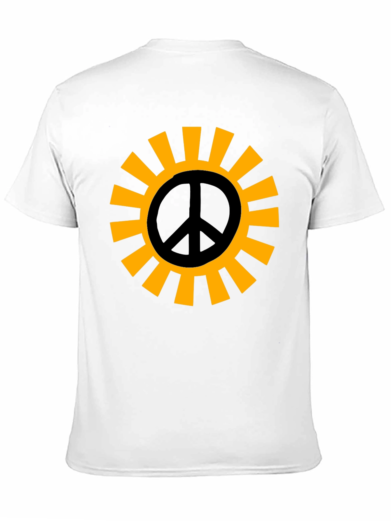 Black Peace Sun Graphic T-Shirt view 11