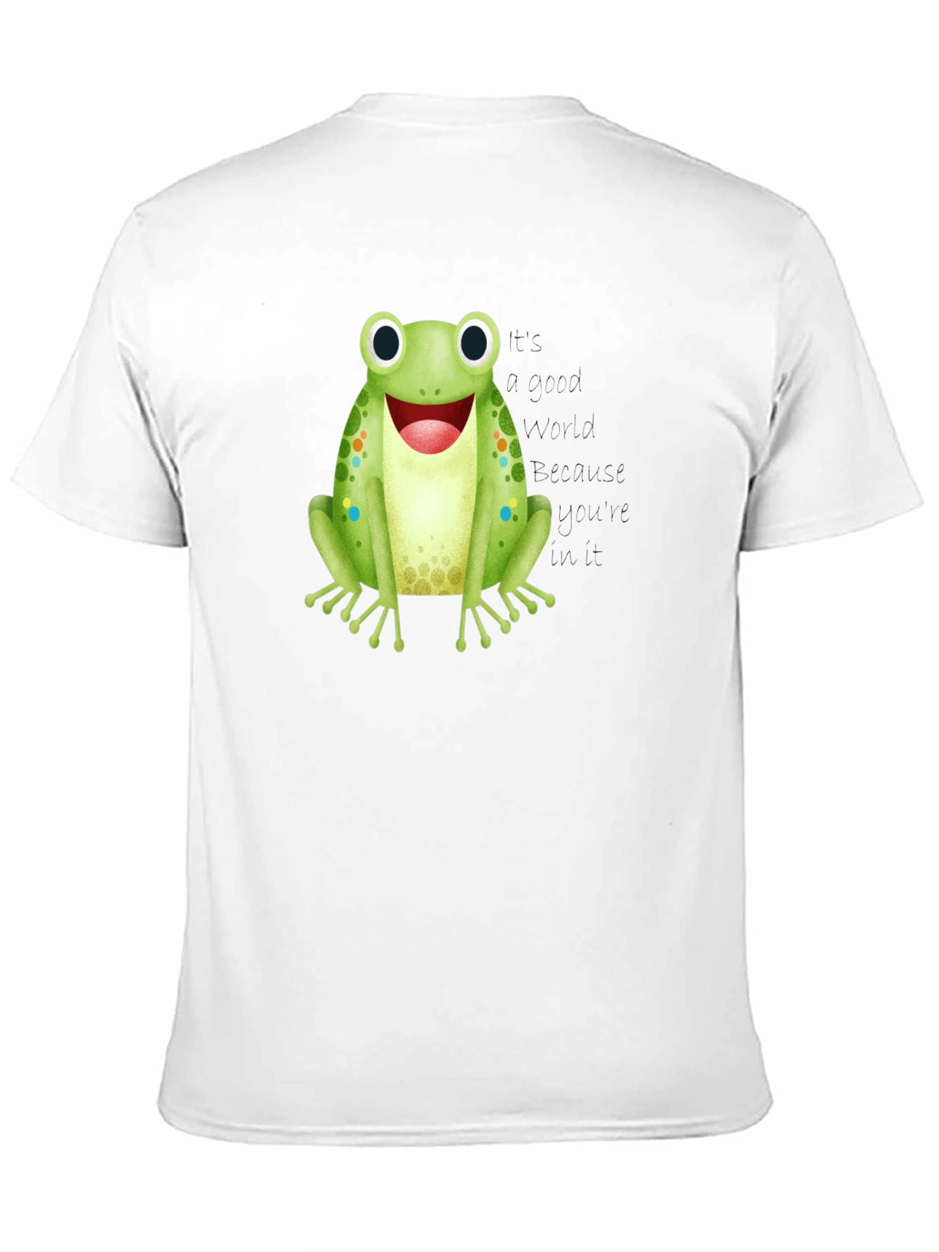 Black Frog Graphic Black T-Shirt - Men's Casual Tee view 11