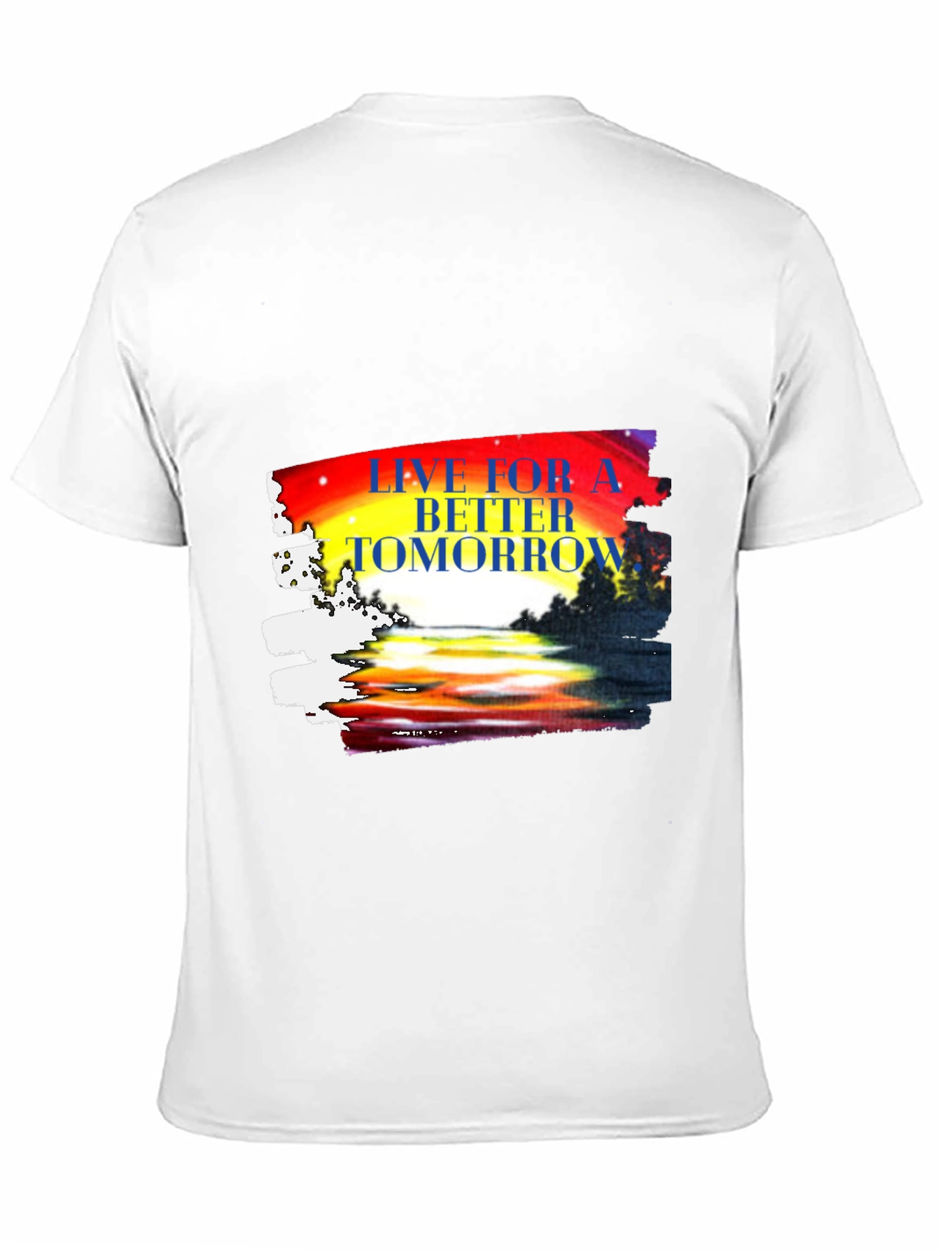 Black Live for a Better Tomorrow Graphic T-Shirt view 11