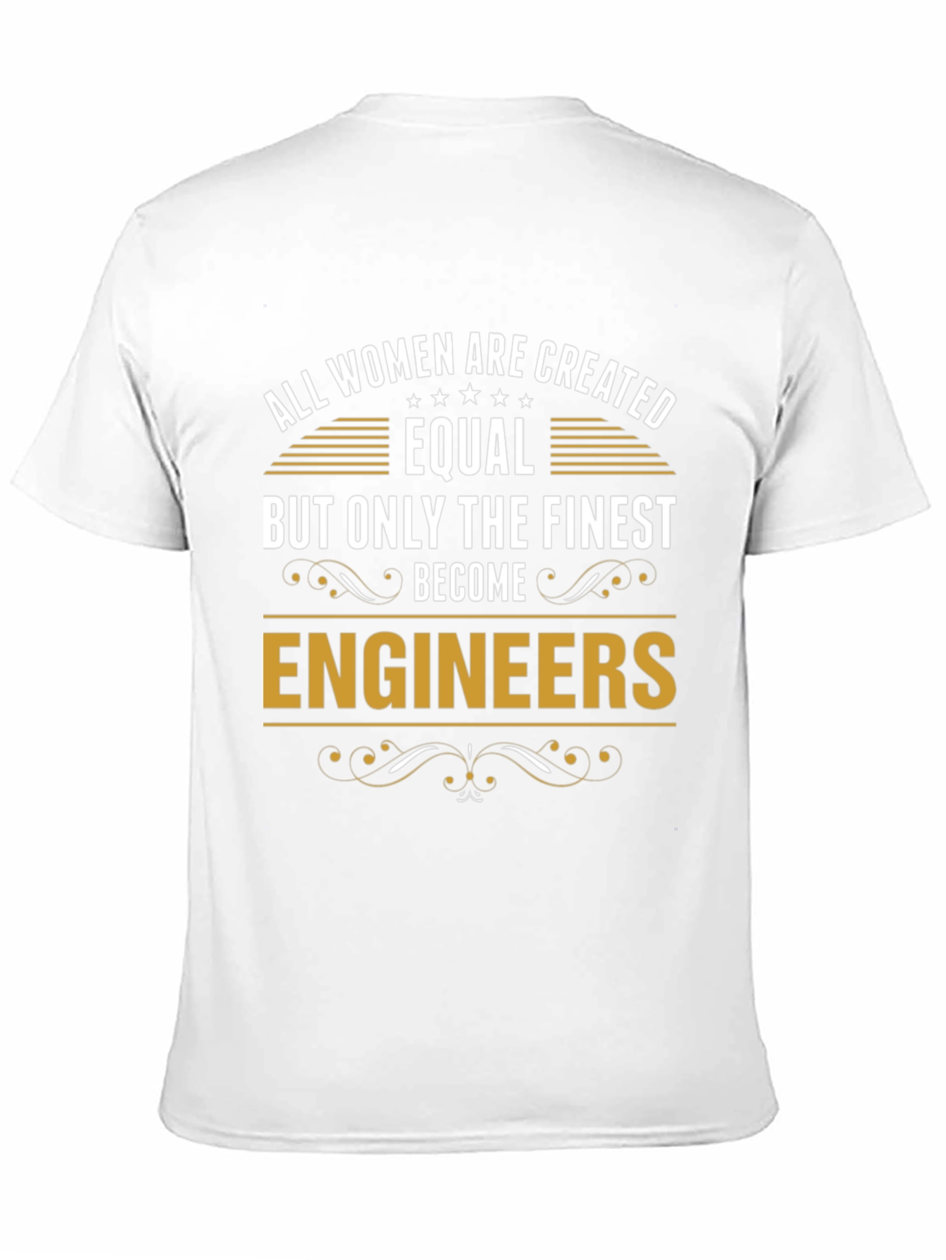 Black All Women Are Created Equal Engineer T-Shirt view 11