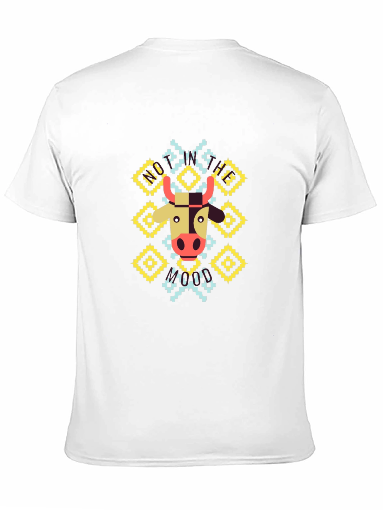 Black Cow Graphic Print Black T-Shirt view 11