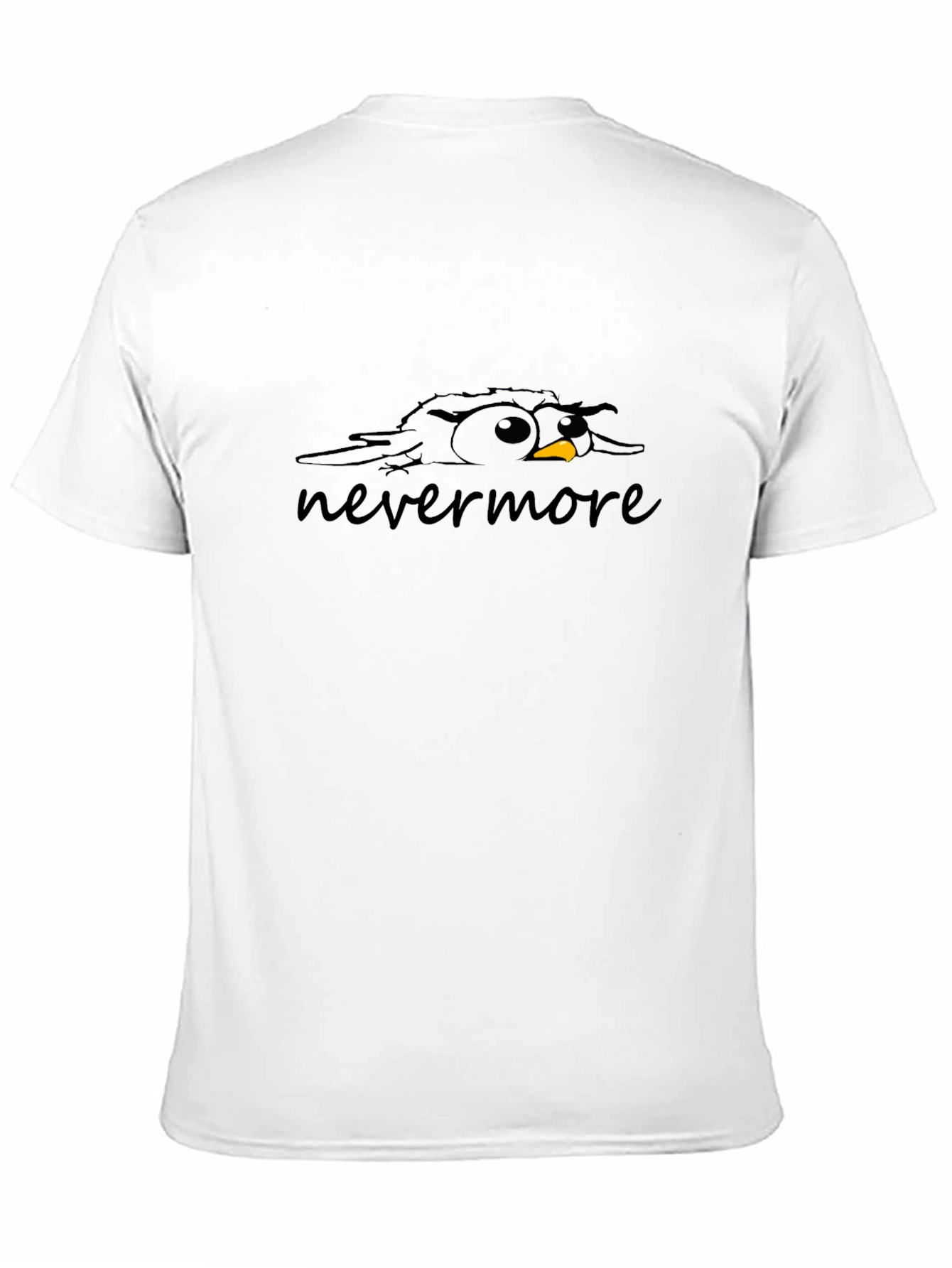 Black Raven Nevermore Graphic Black T-Shirt view 11