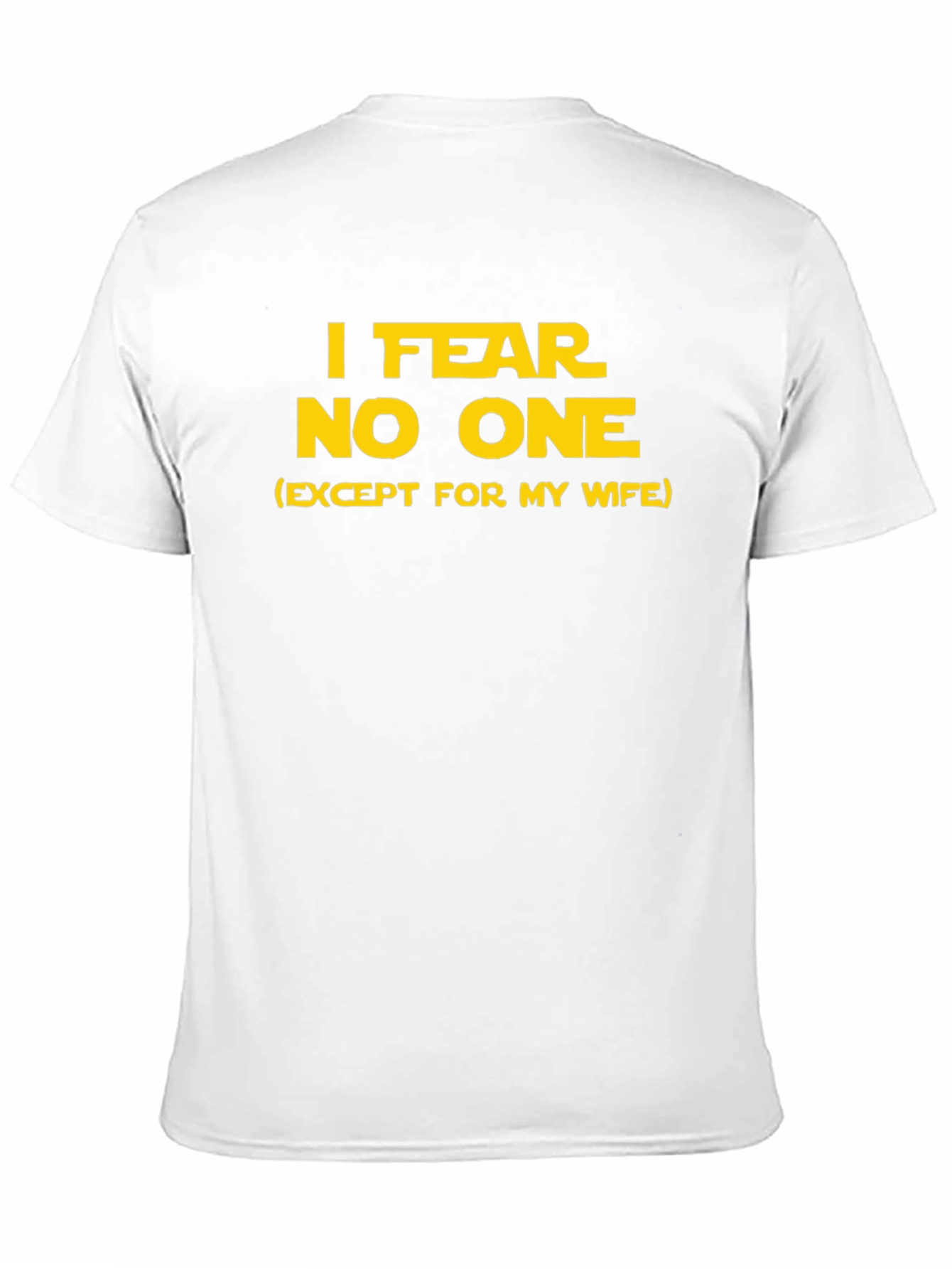 Black Fear No One Funny T-Shirt view 11