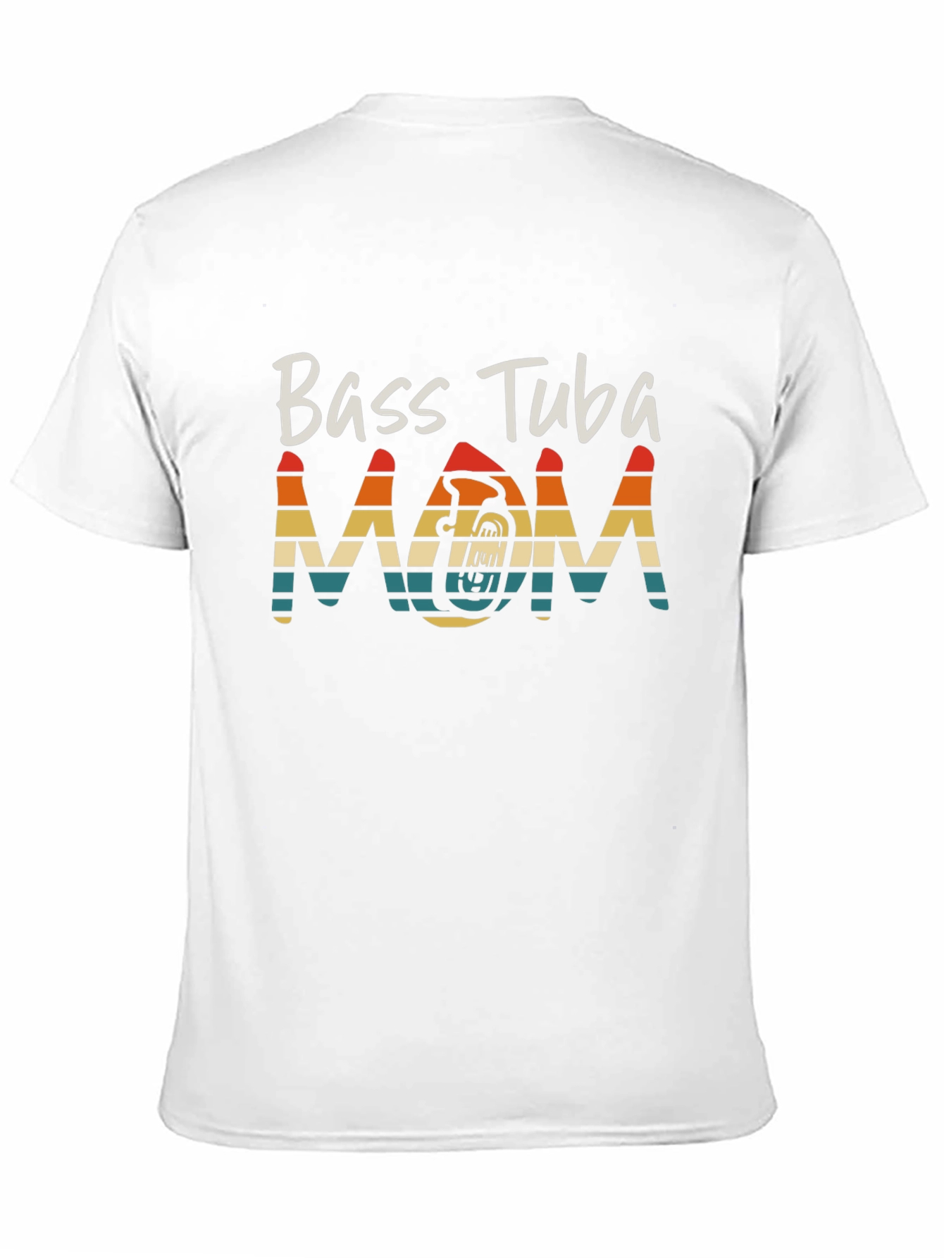 Black Bass Tuba Mom Graphic Tee - Music Lover Shirt view 11