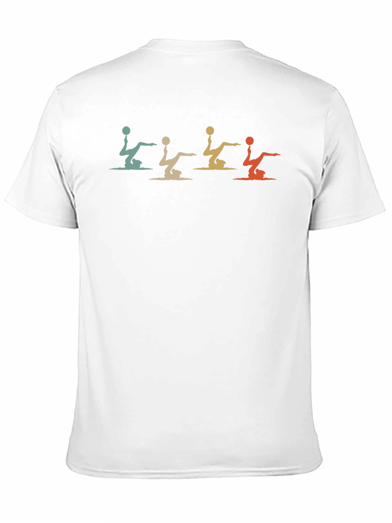 Vintage Synchronized Swimming Black T-Shirt - 11