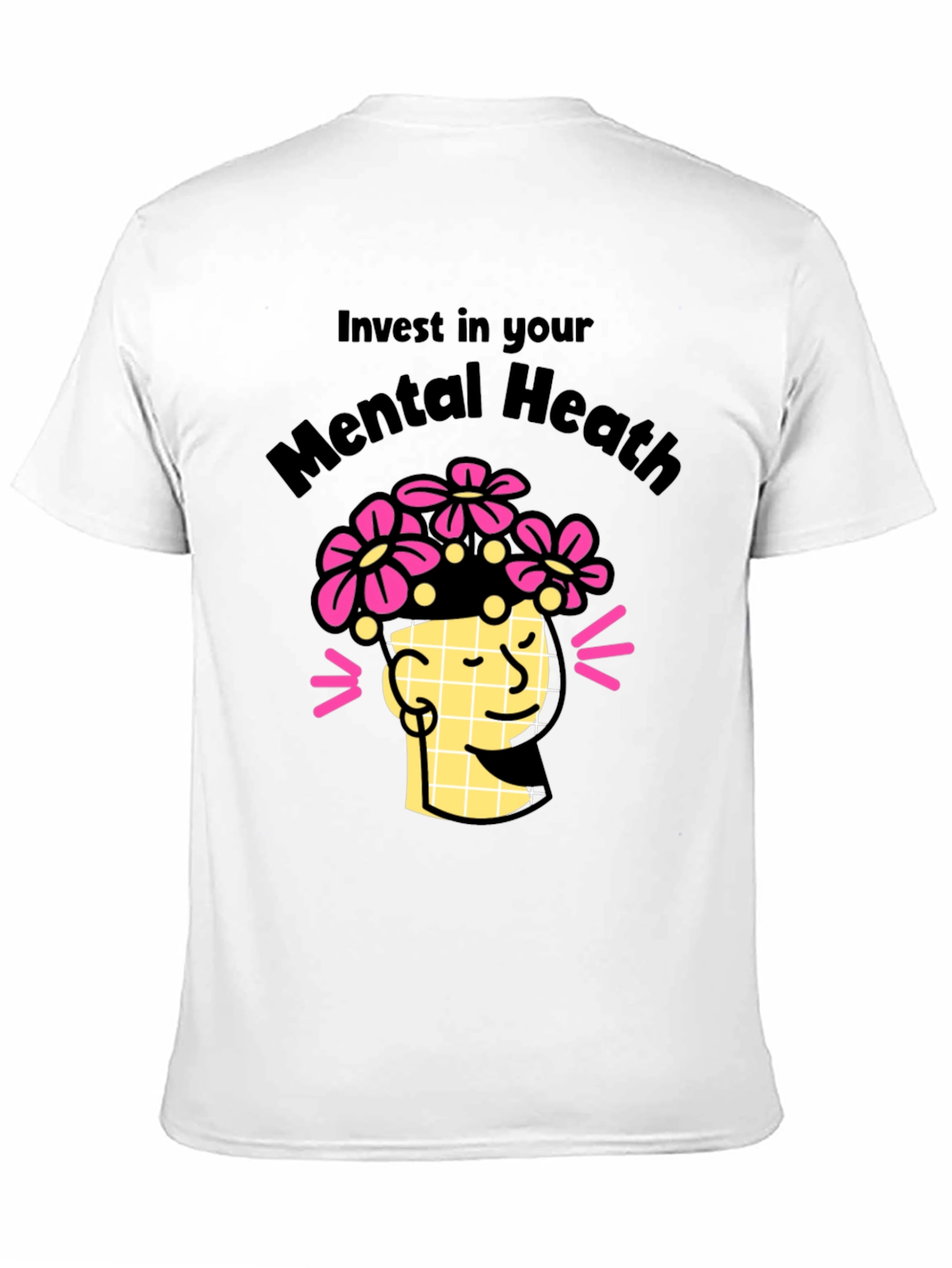 Black Invest in Your Mental Health T-Shirt view 11