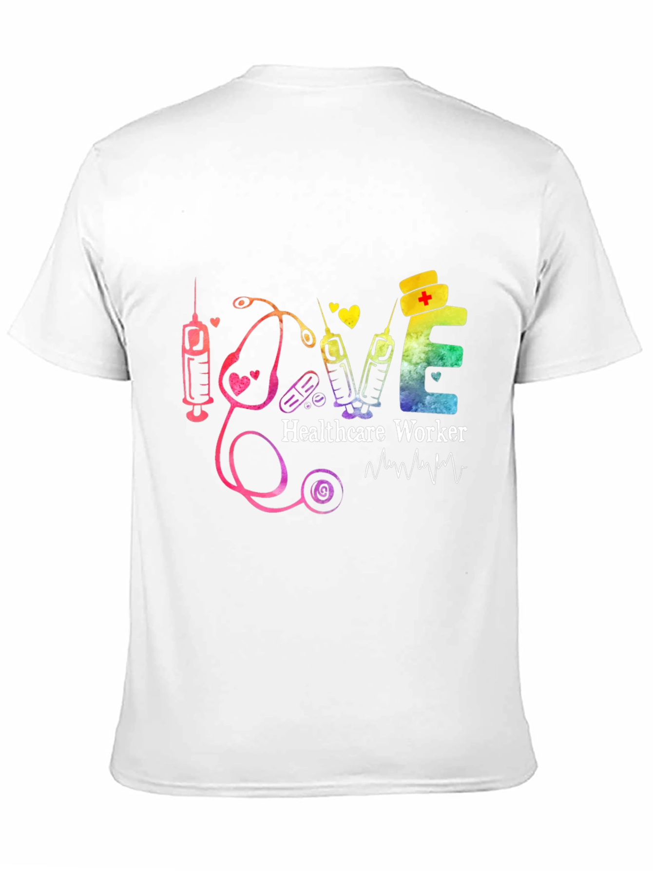 Healthcare Worker Love Graphic T-Shirt - 11