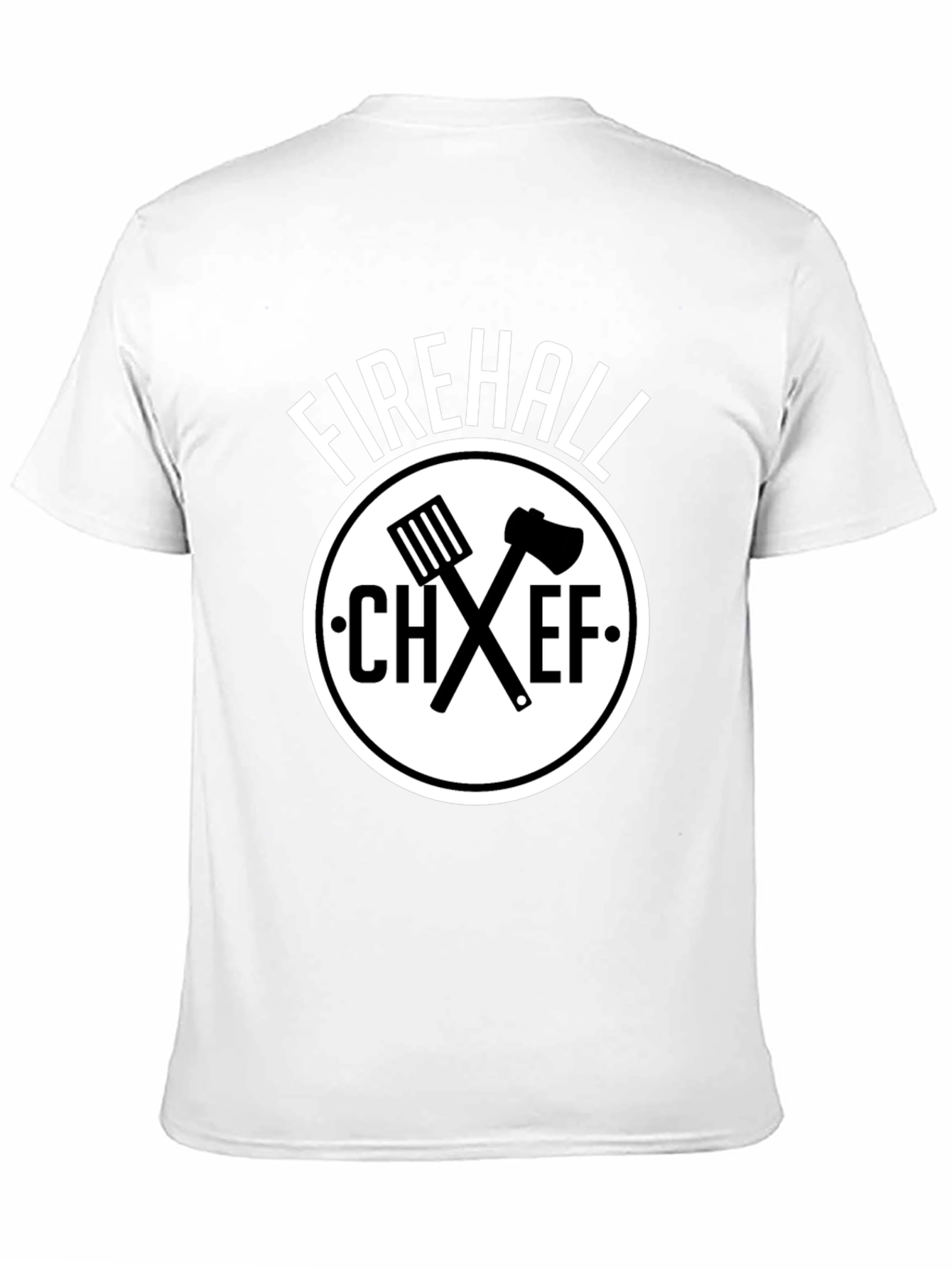 Black Firehall Chef BBQ T-Shirt - Grill Master Apparel view 11