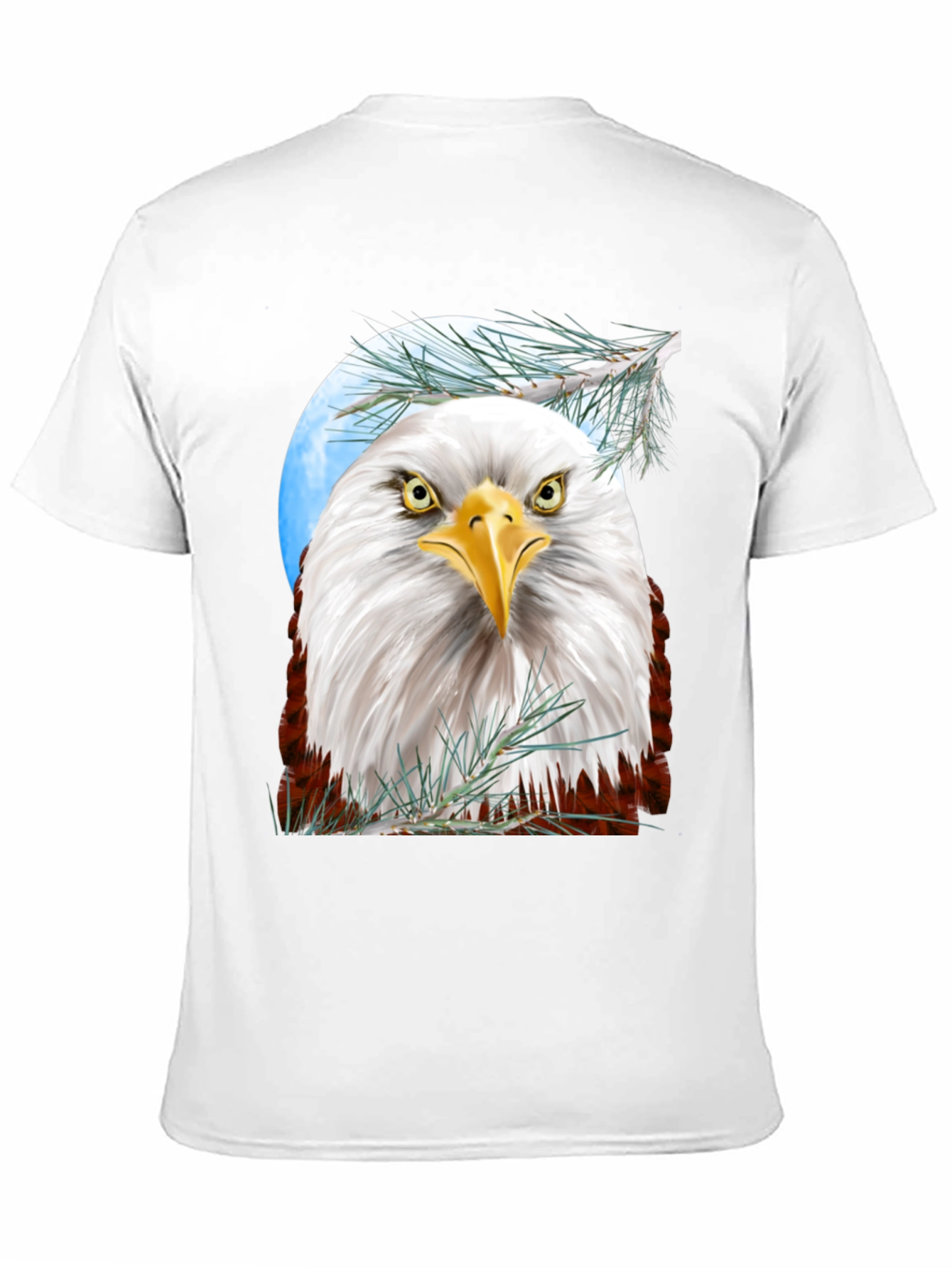 Black Bald Eagle Graphic T-Shirt - Patriotic Design view 11