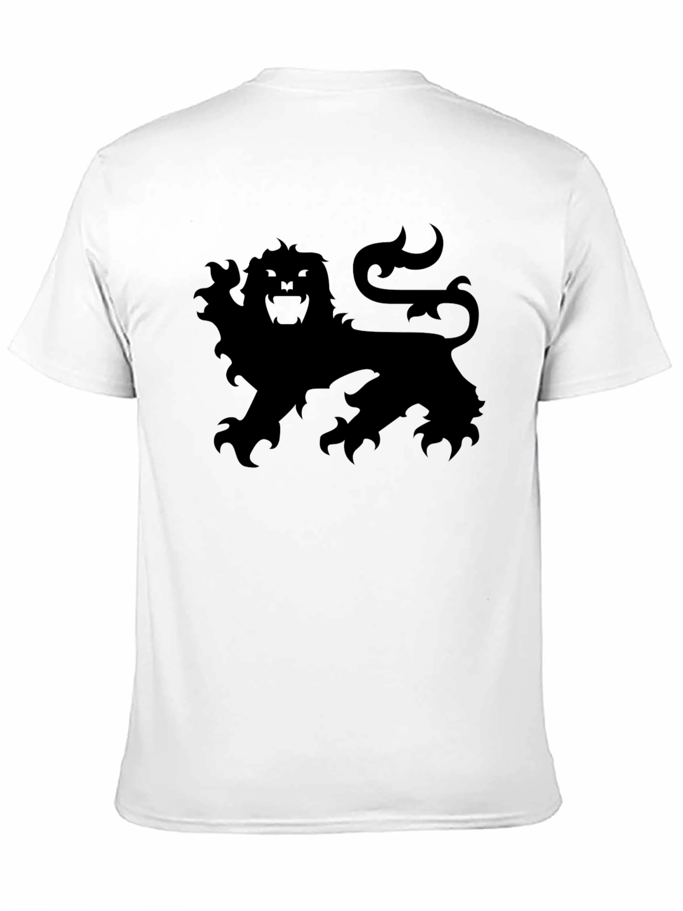Black Lion Crest Graphic Tee - Black view 11