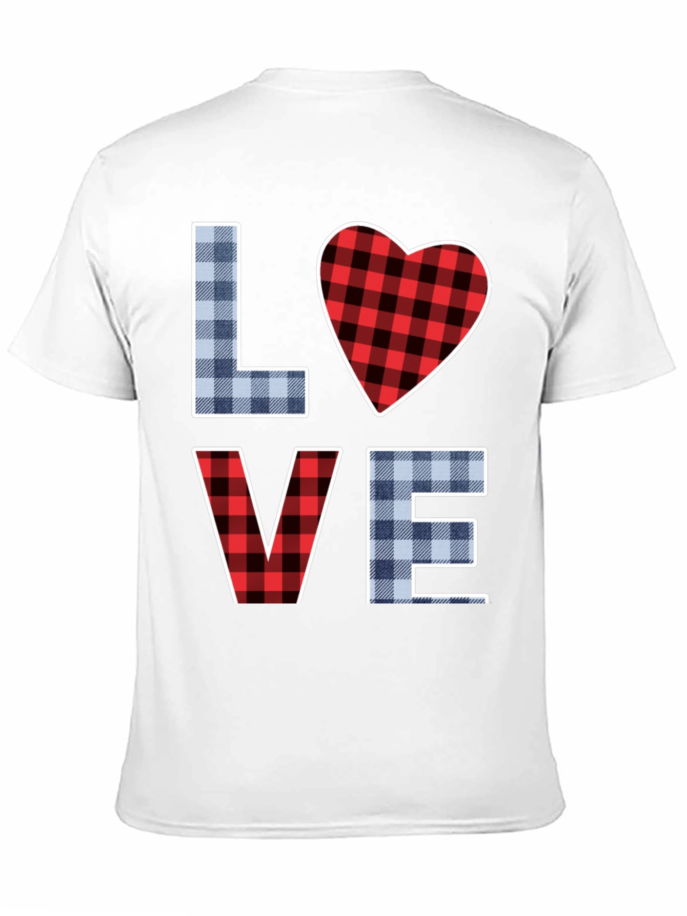 Plaid LOVE Graphic T-Shirt - 11