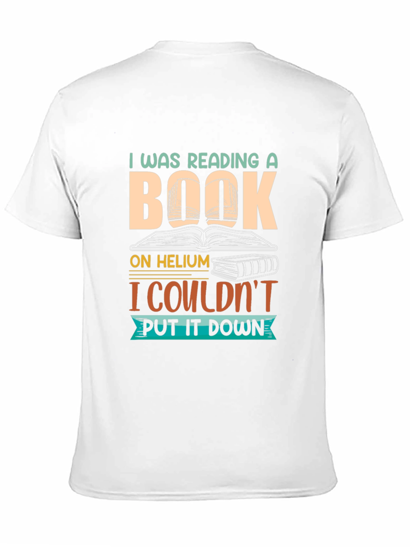 Black Funny Book Lover T-Shirt - Couldn't Put It Down! view 11