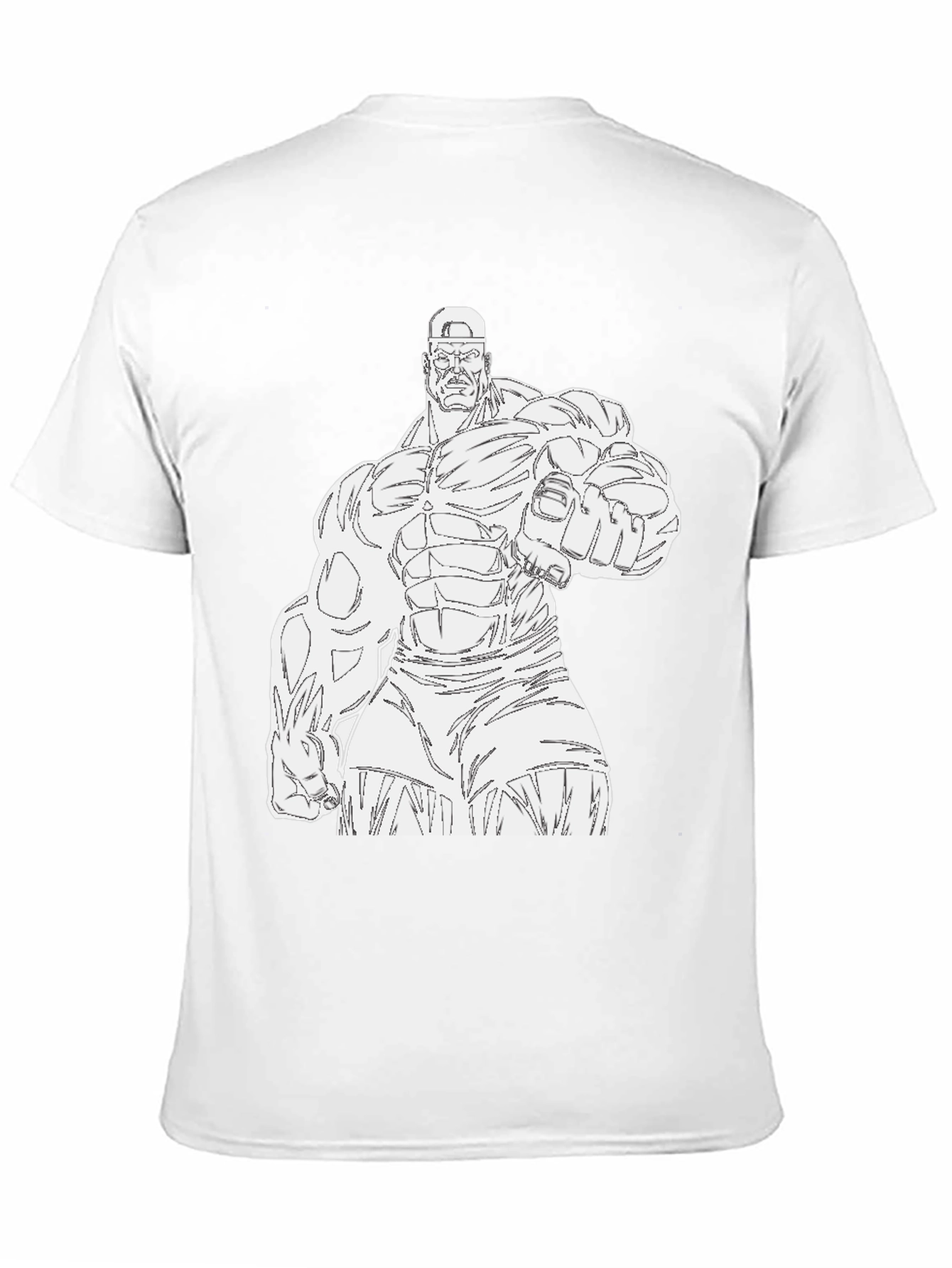 Black Hulk Graphic Tee - Black Cotton T-Shirt view 11