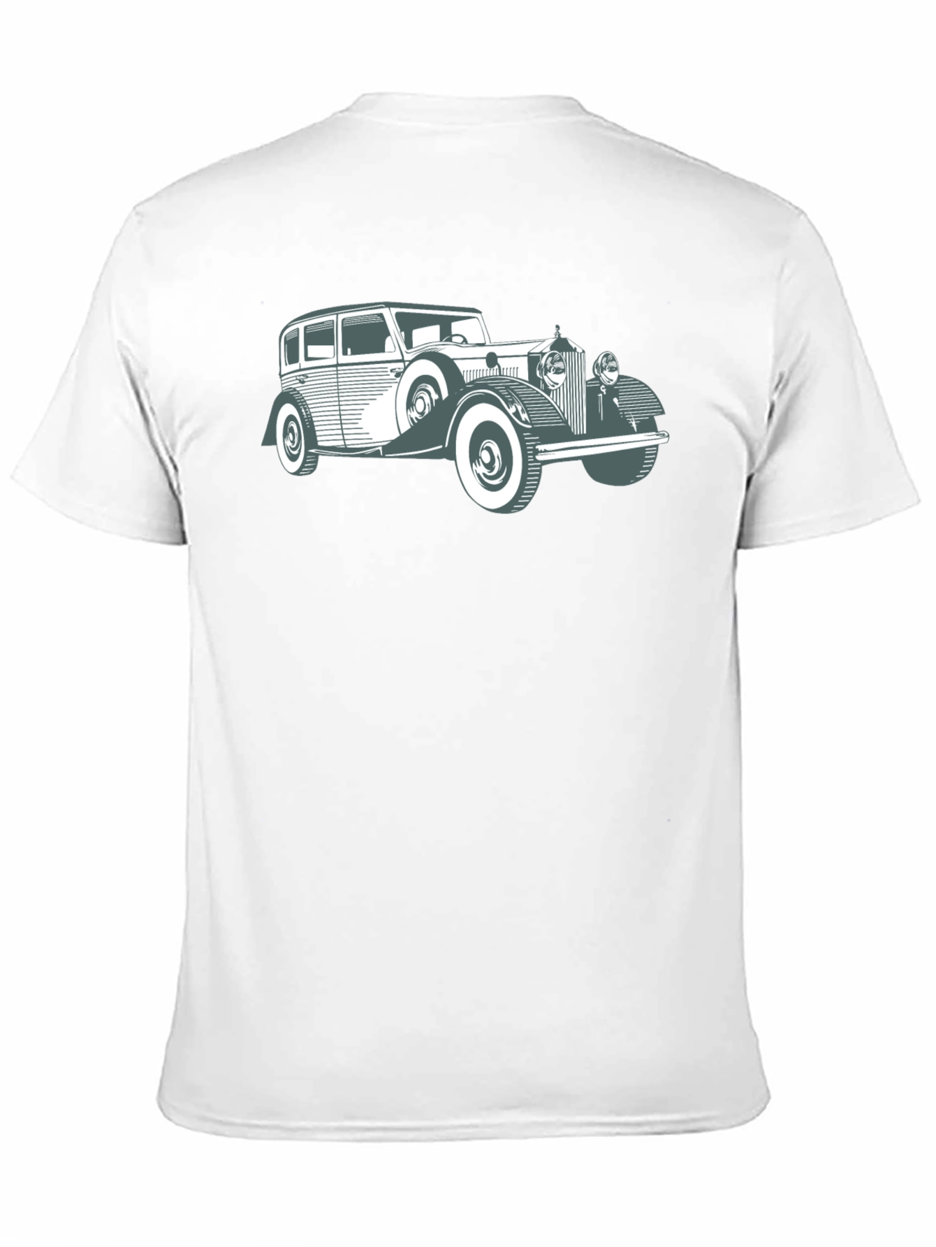 Black Classic Car Graphic Tee - Vintage Style view 11