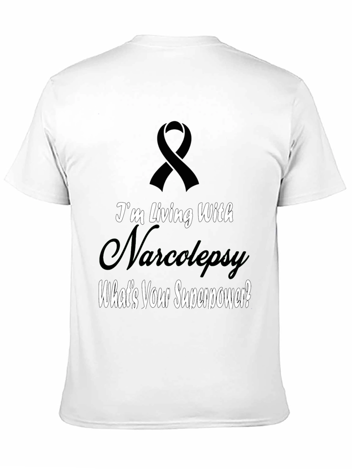 Black Narcolepsy Awareness T-Shirt - What's Your Superpower? view 11