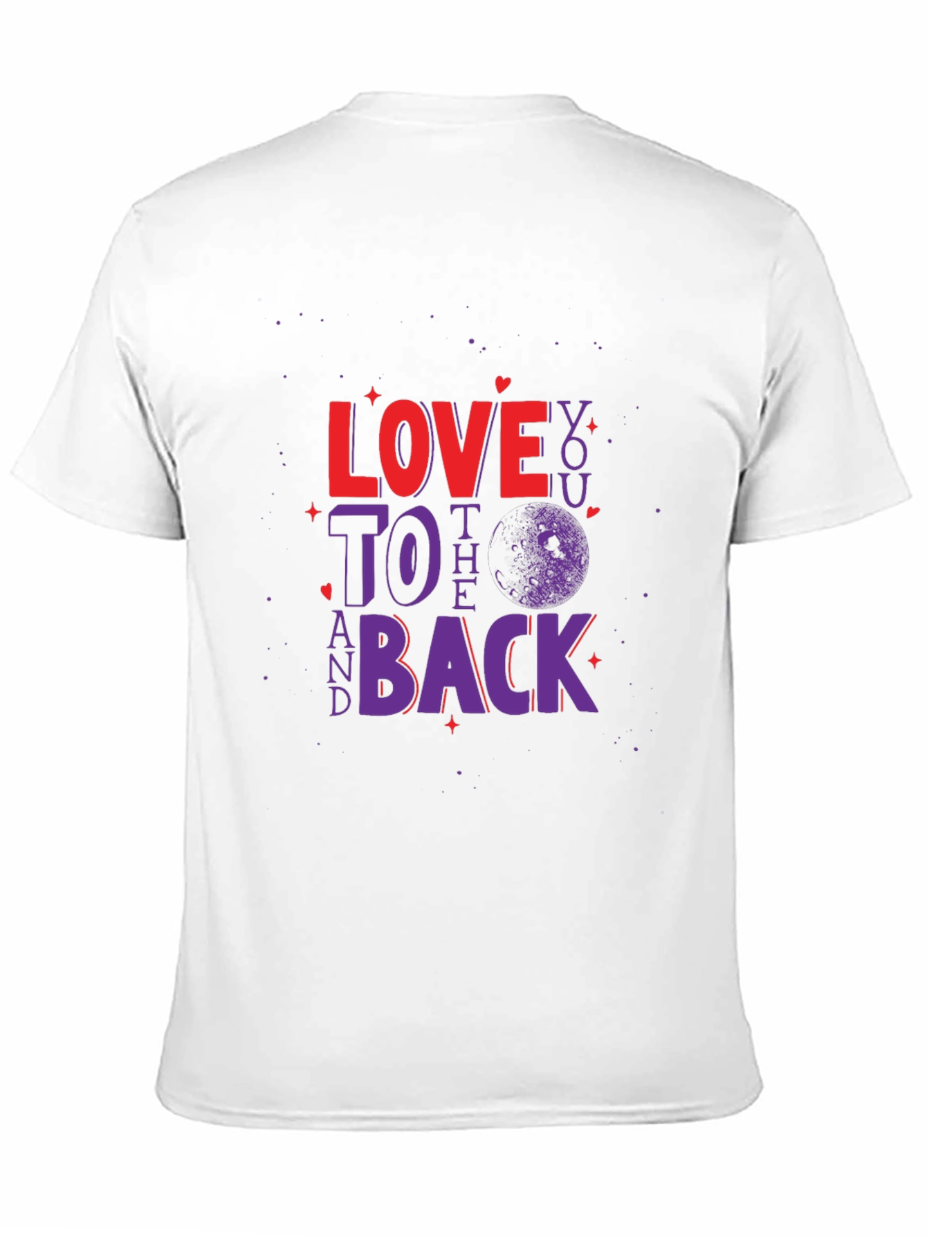 Black Love You To The Moon and Back Graphic Tee view 11