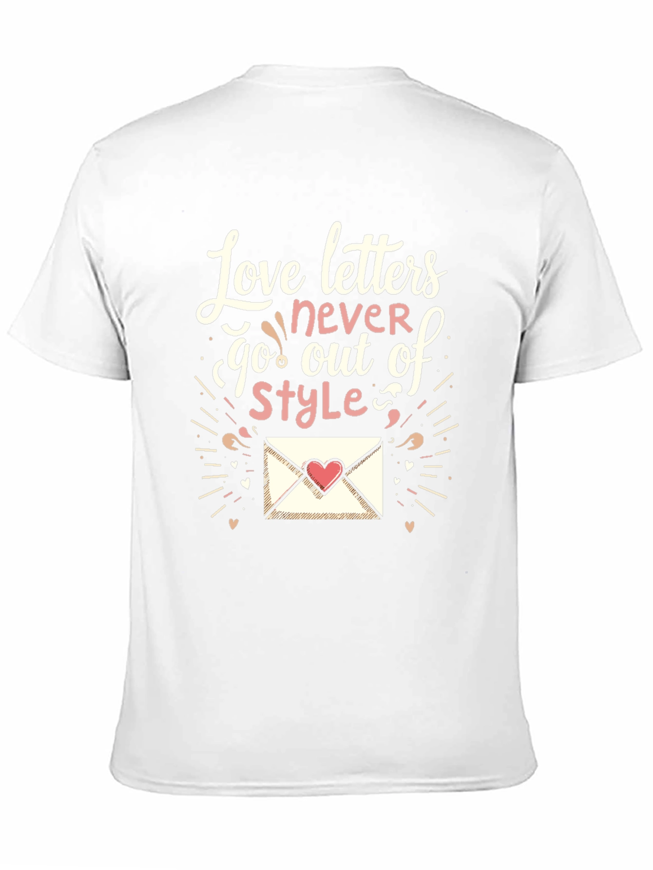 Black Love Letters T-Shirt - Never Out of Style view 11