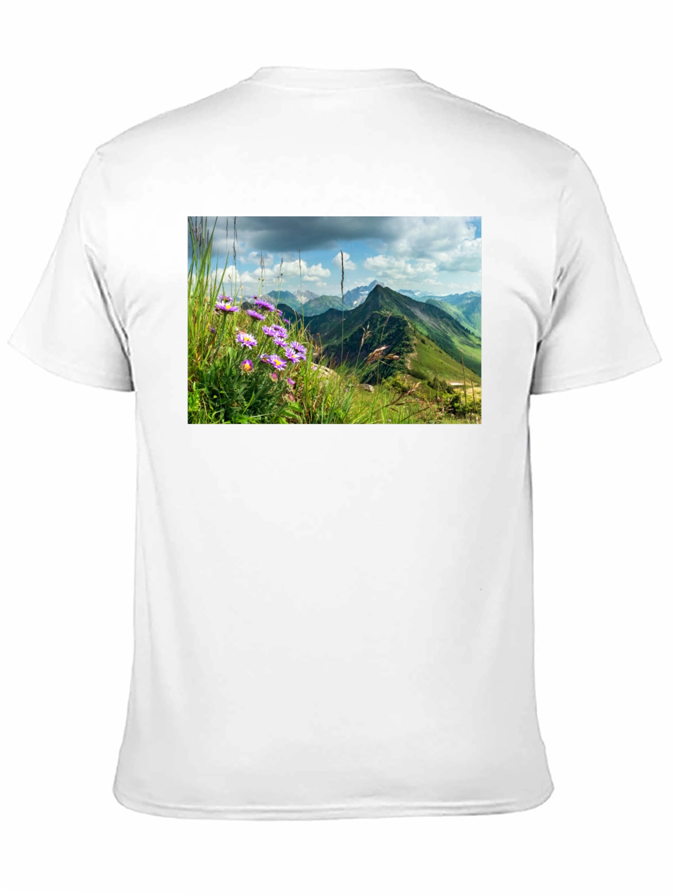 Black Mountain Vista Graphic Tee - Nature Inspired Design view 11
