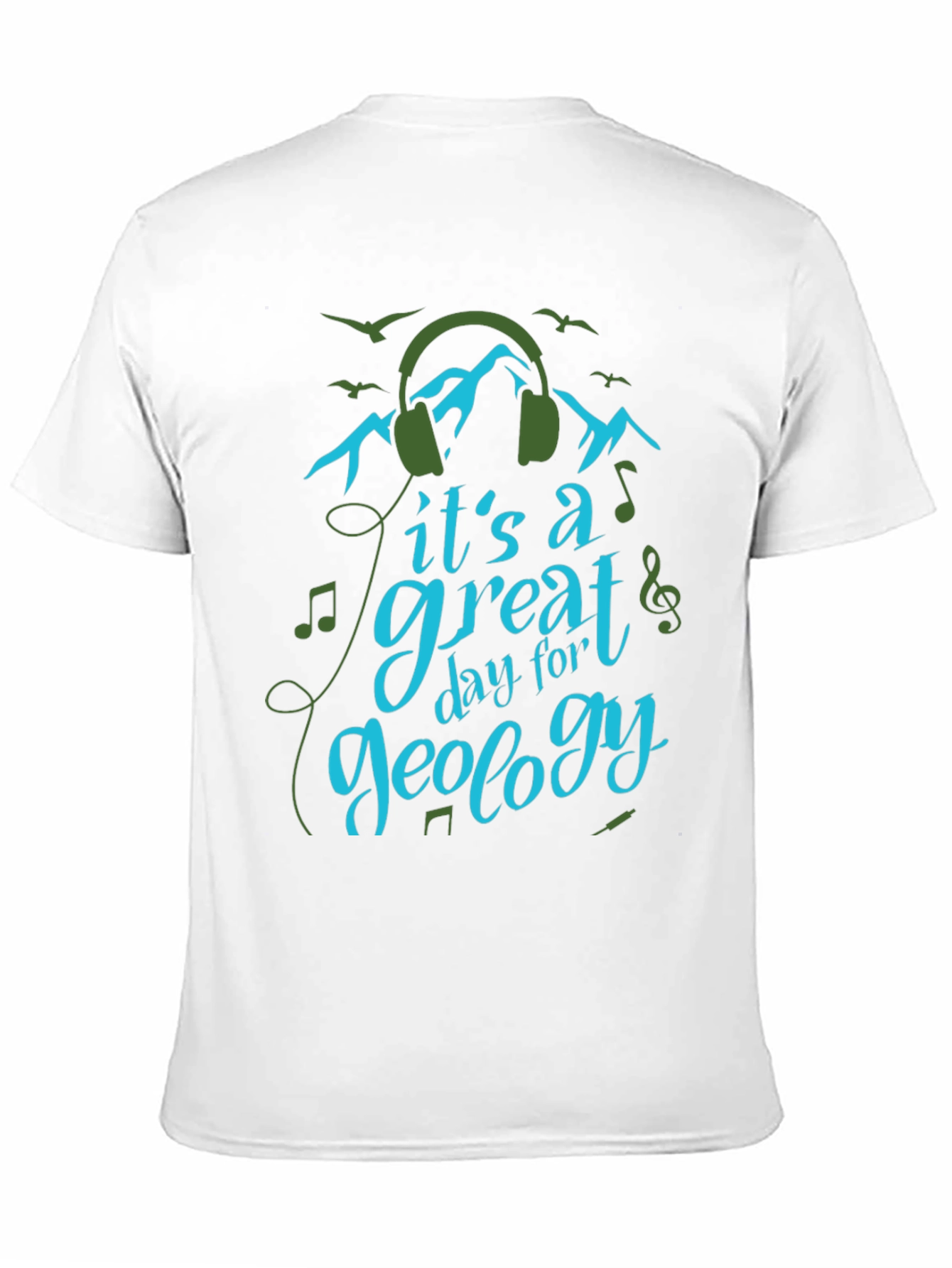 Black Geology Music Black Graphic T-Shirt view 11