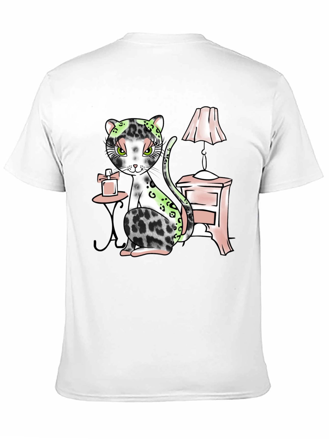 Black Elegant Cat Graphic T-Shirt - Stylish and Unique Design view 11