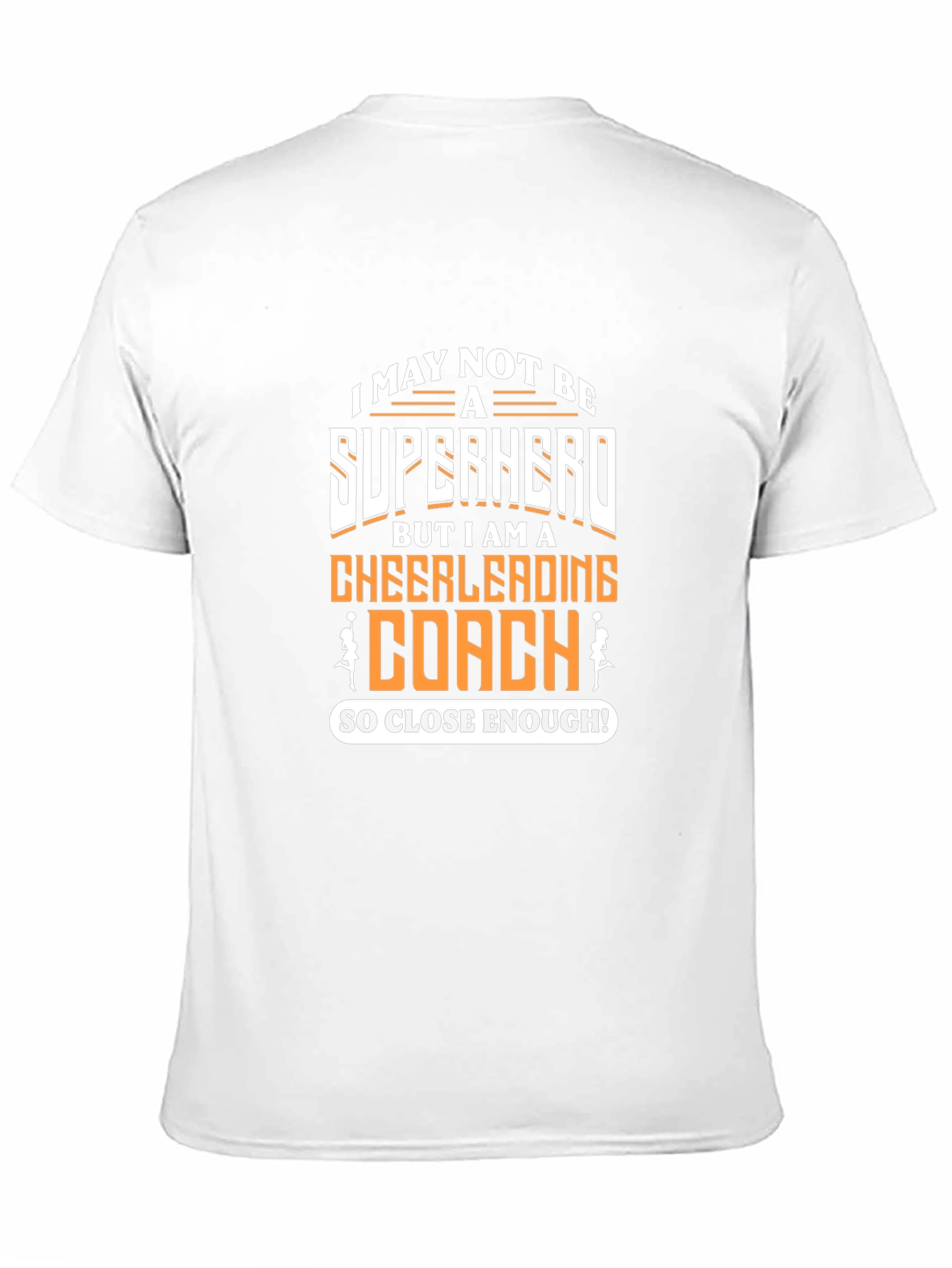 Cheerleading Coach Superhero Graphic T-Shirt - 11