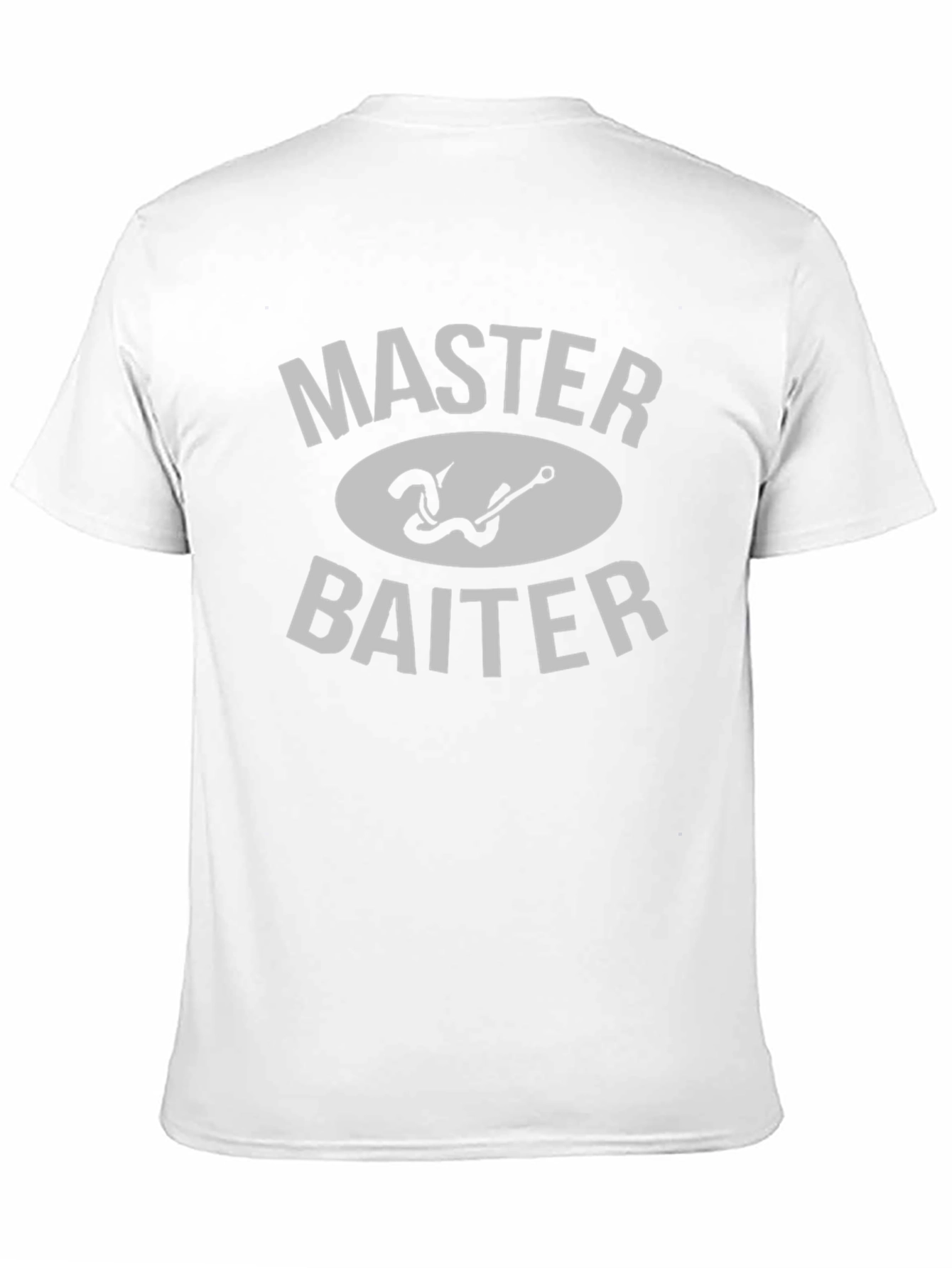 Black Master Baiter Fishing Humor Graphic T-Shirt view 11