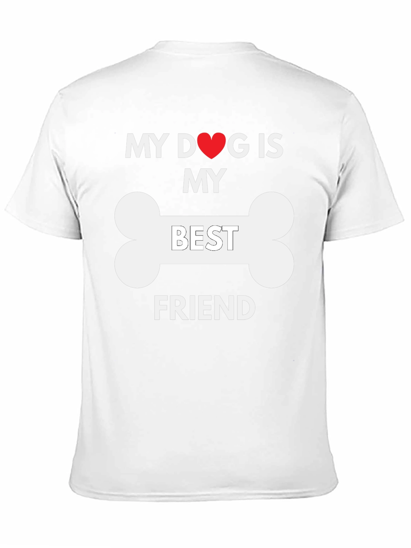 Black My Dog is My Best Friend T-Shirt view 11