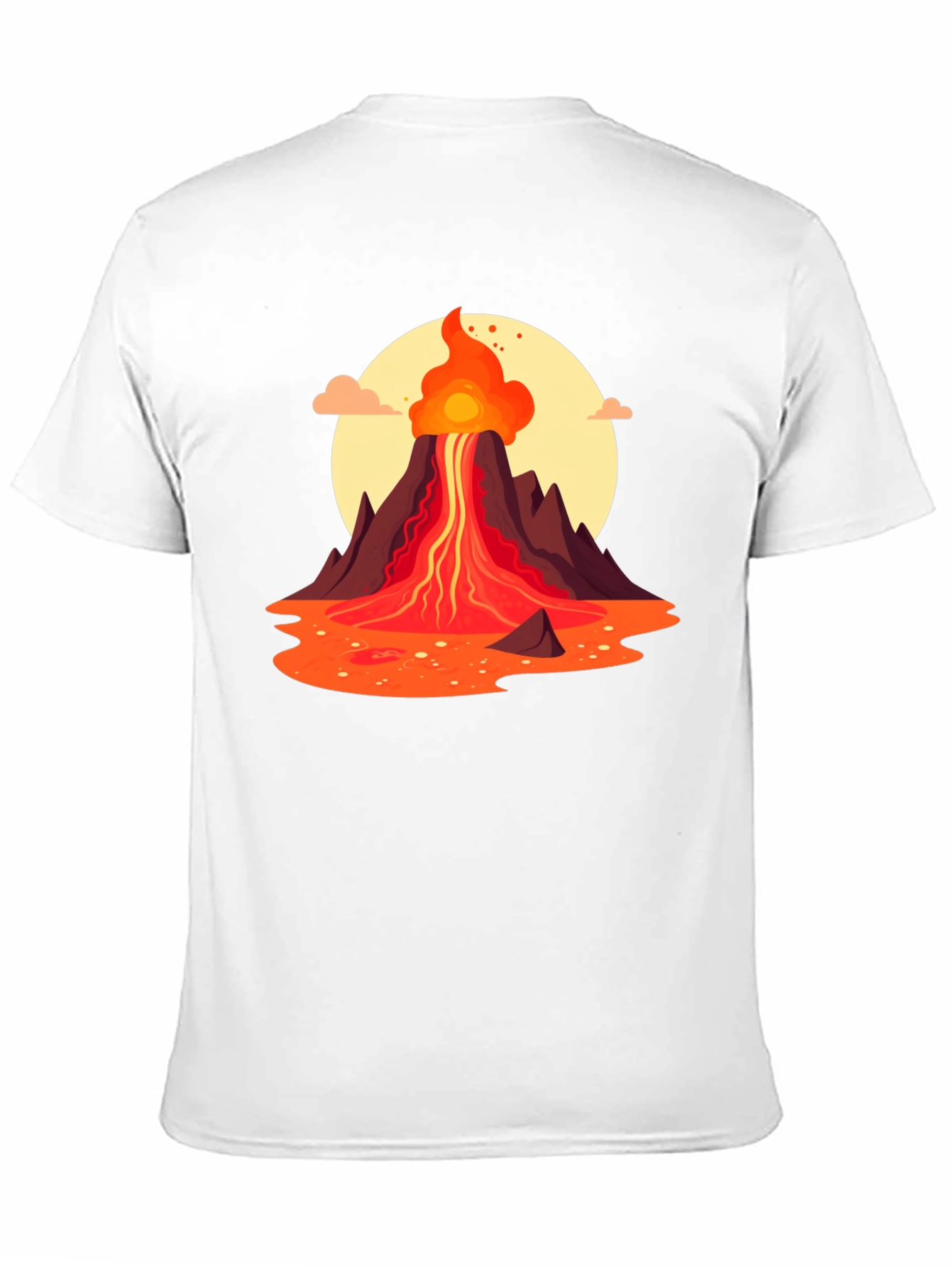 Black Volcano Graphic Tee - Black view 11