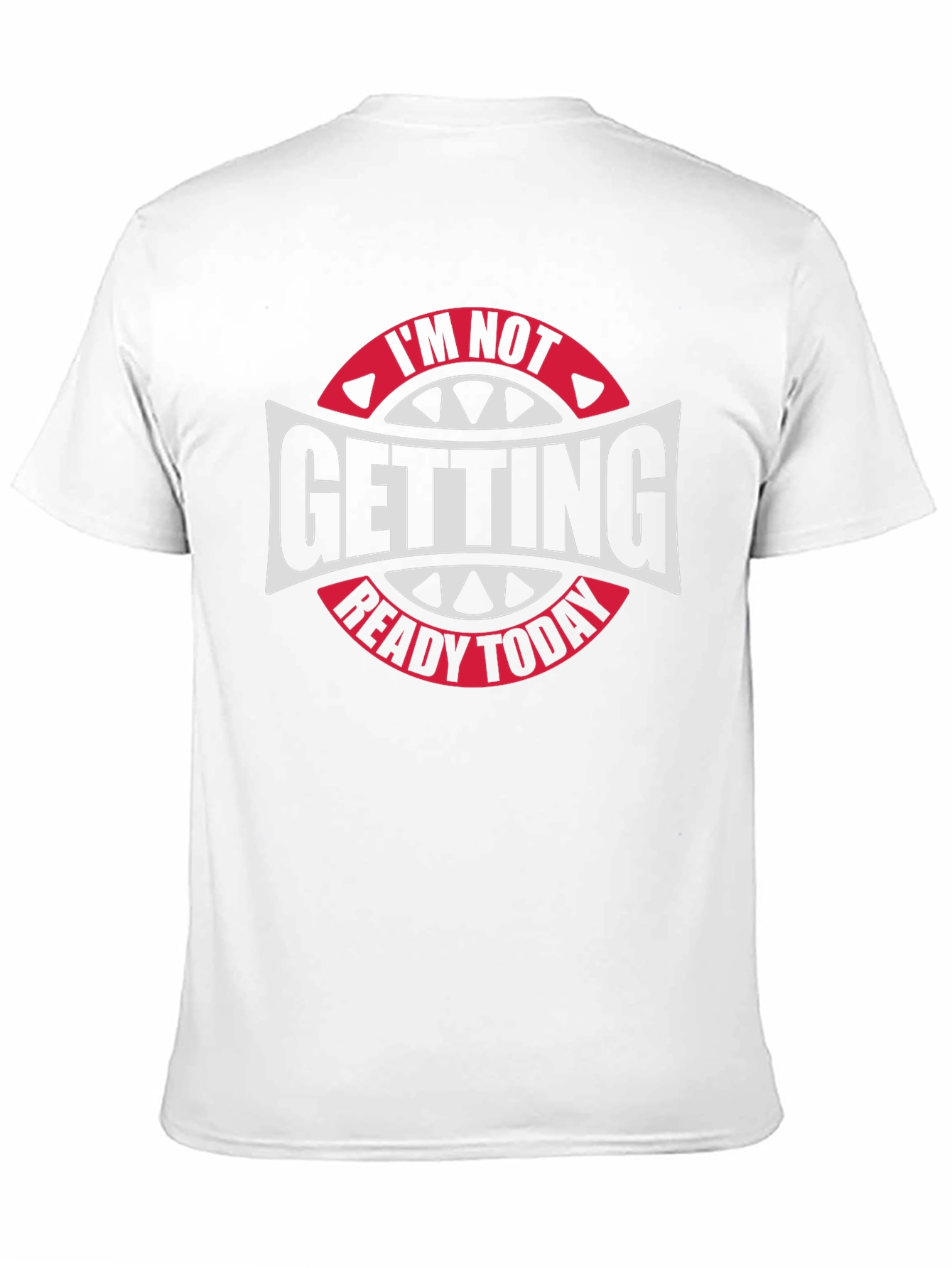 Black I'm Not Getting Ready Today Graphic Tee view 11