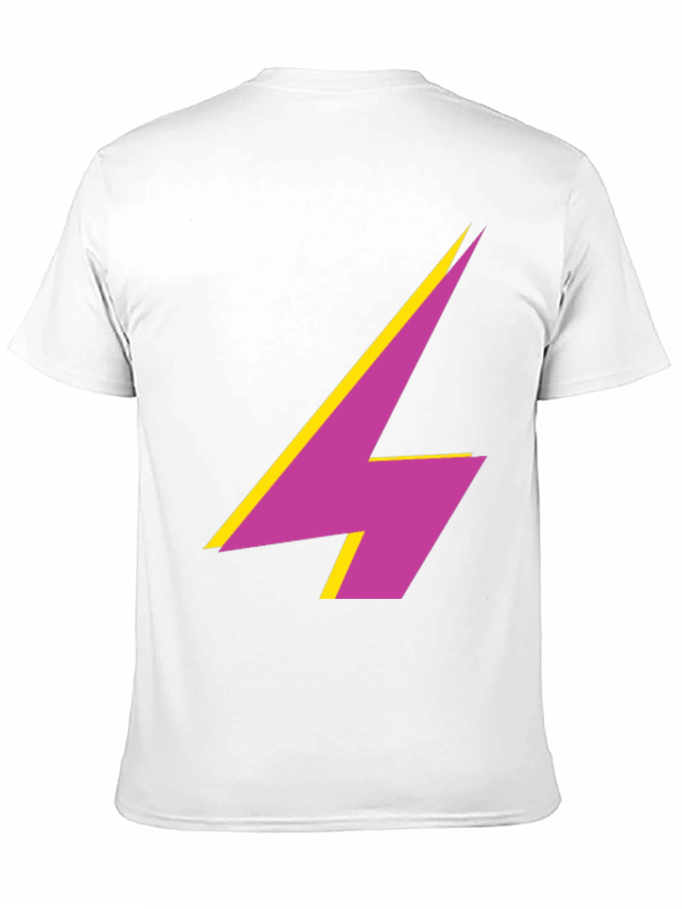Black Bold Lightning Bolt Graphic Tee - Modern Style view 11