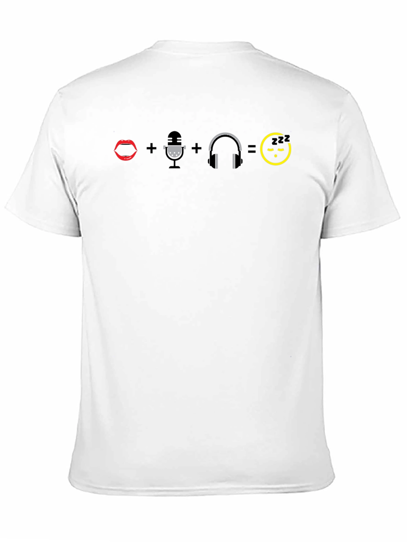 Black Podcast Lover T-Shirt - Listen & Sleep! view 11