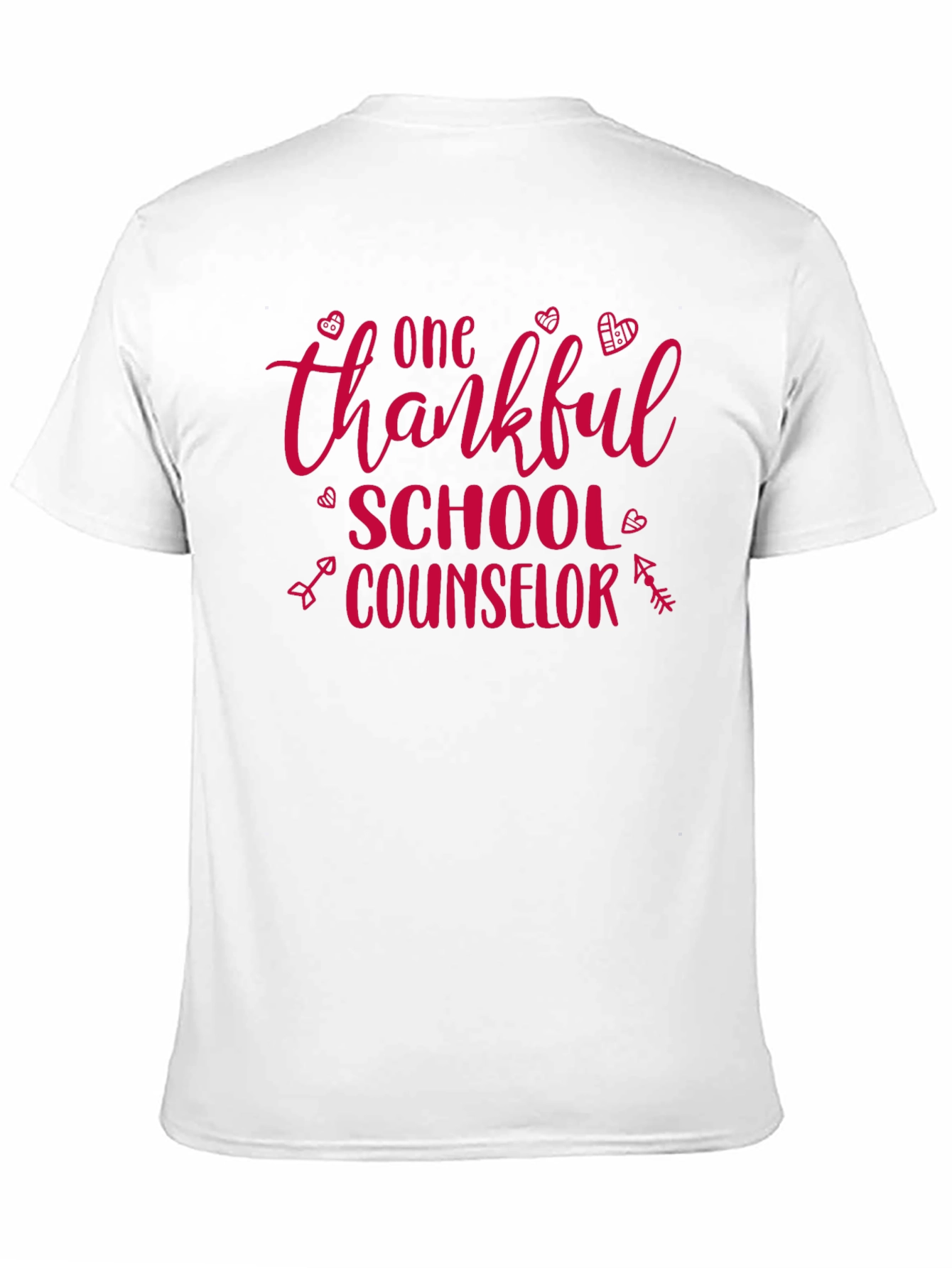 Black Thankful School Counselor T-Shirt view 11