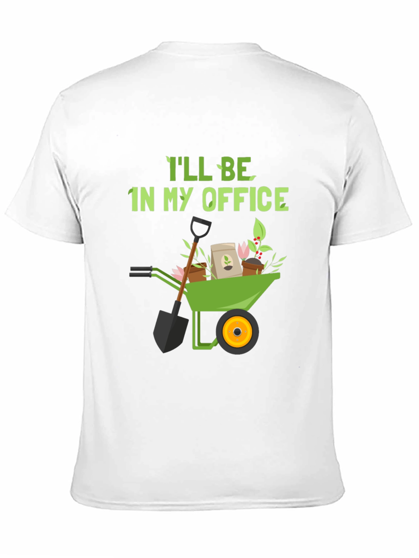 Black Gardener's Office T-Shirt view 11