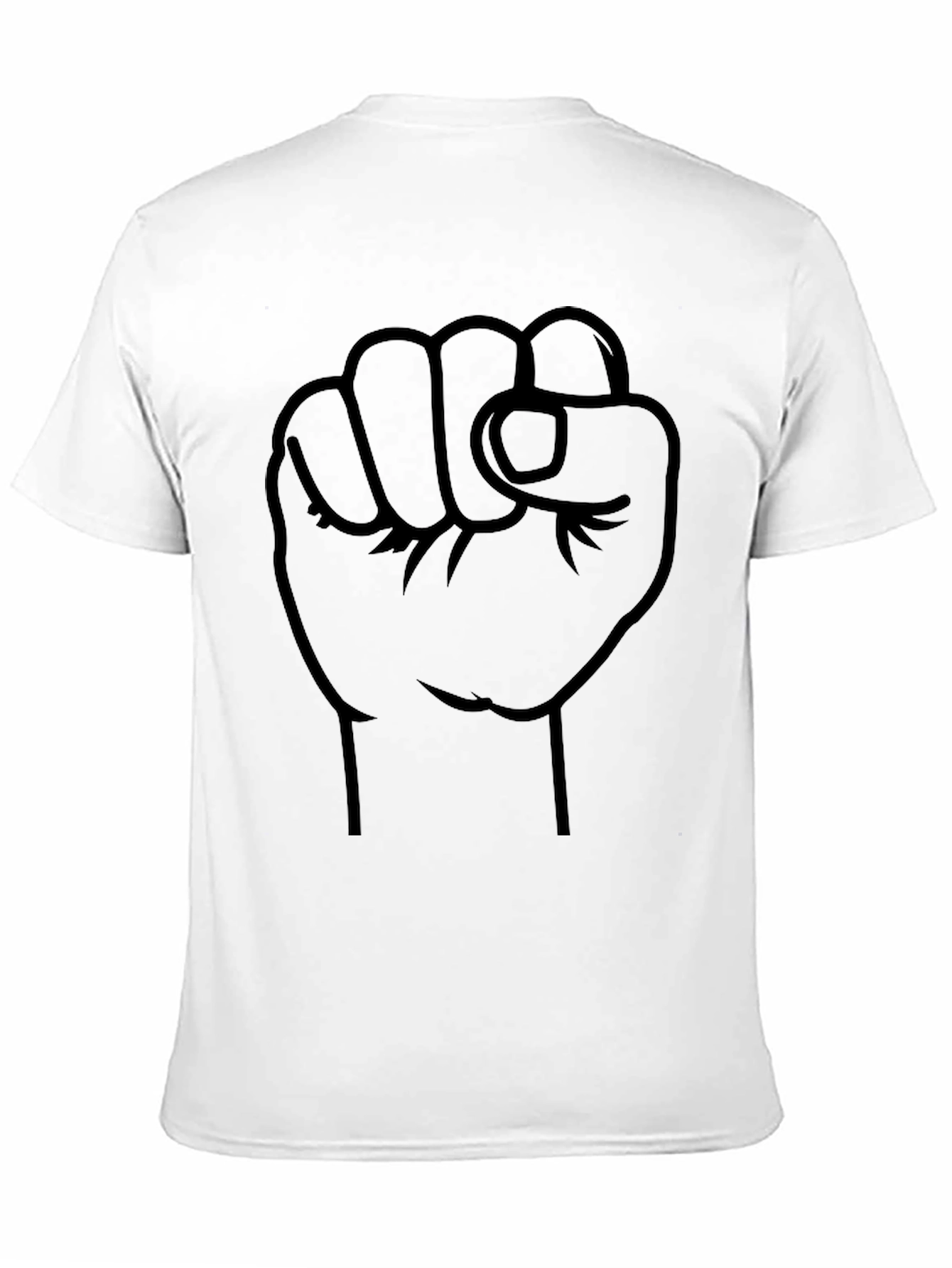 Black Black Fist Graphic Tee - Power Statement view 11